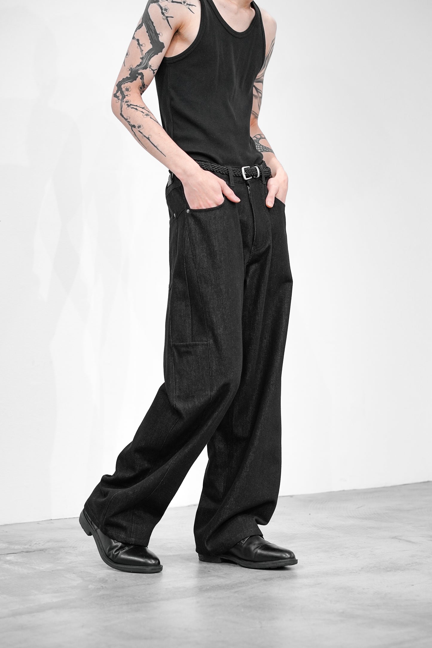 【4/1 - release】DRIFT CUT RE-RAW DENIM PANTS