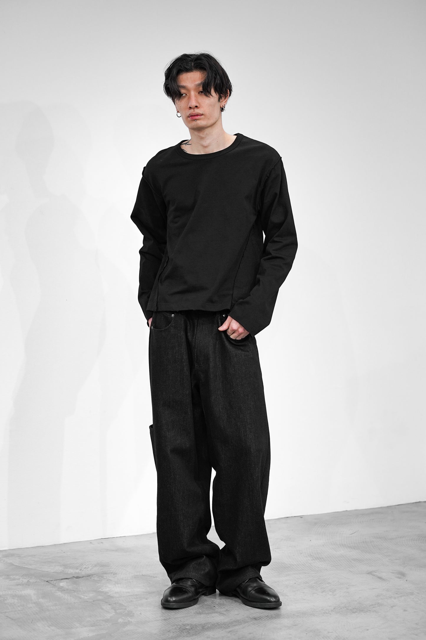CROPPED COTTON GROWTH L/S TEE