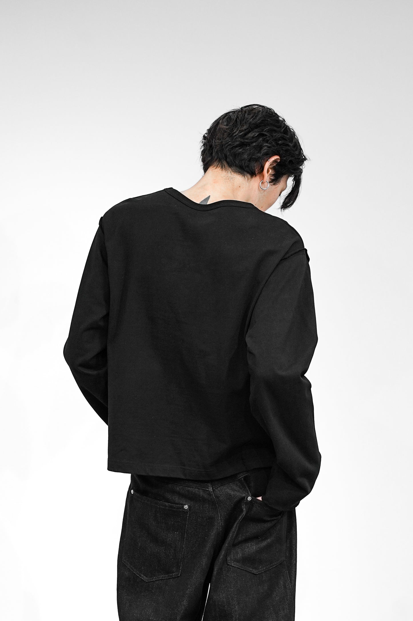CROPPED COTTON GROWTH L/S TEE