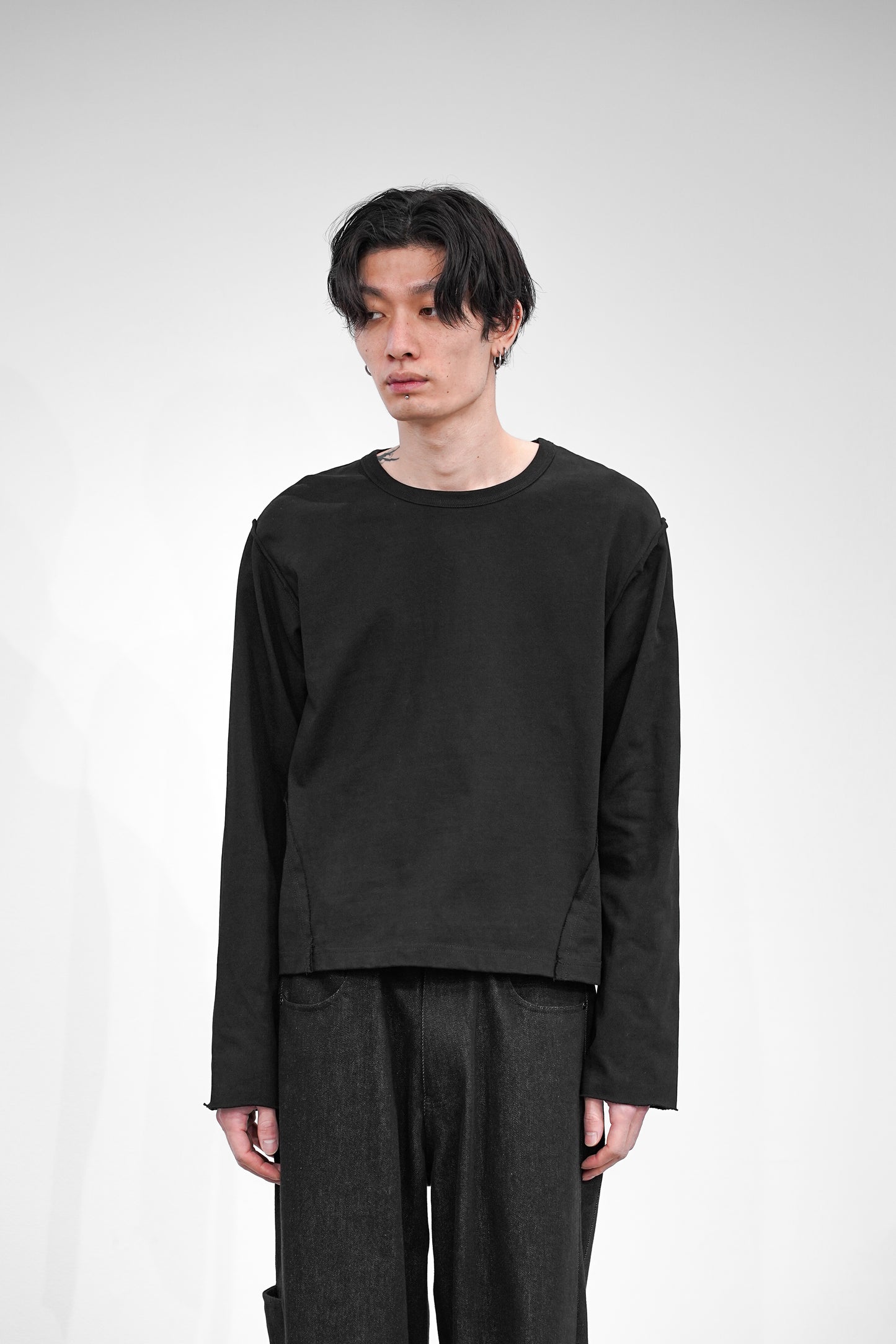 CROPPED COTTON GROWTH L/S TEE