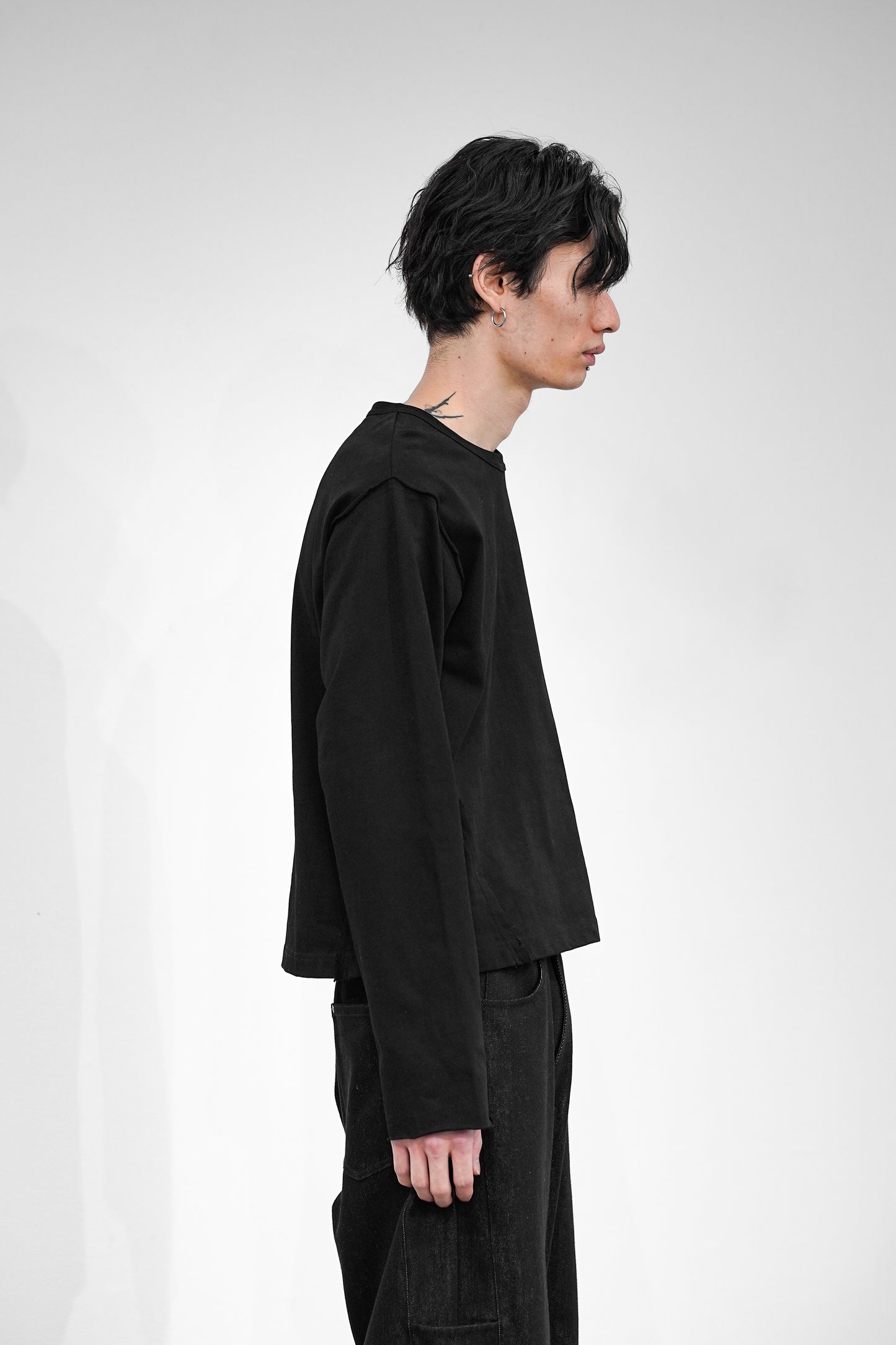 CROPPED COTTON GROWTH L/S TEE