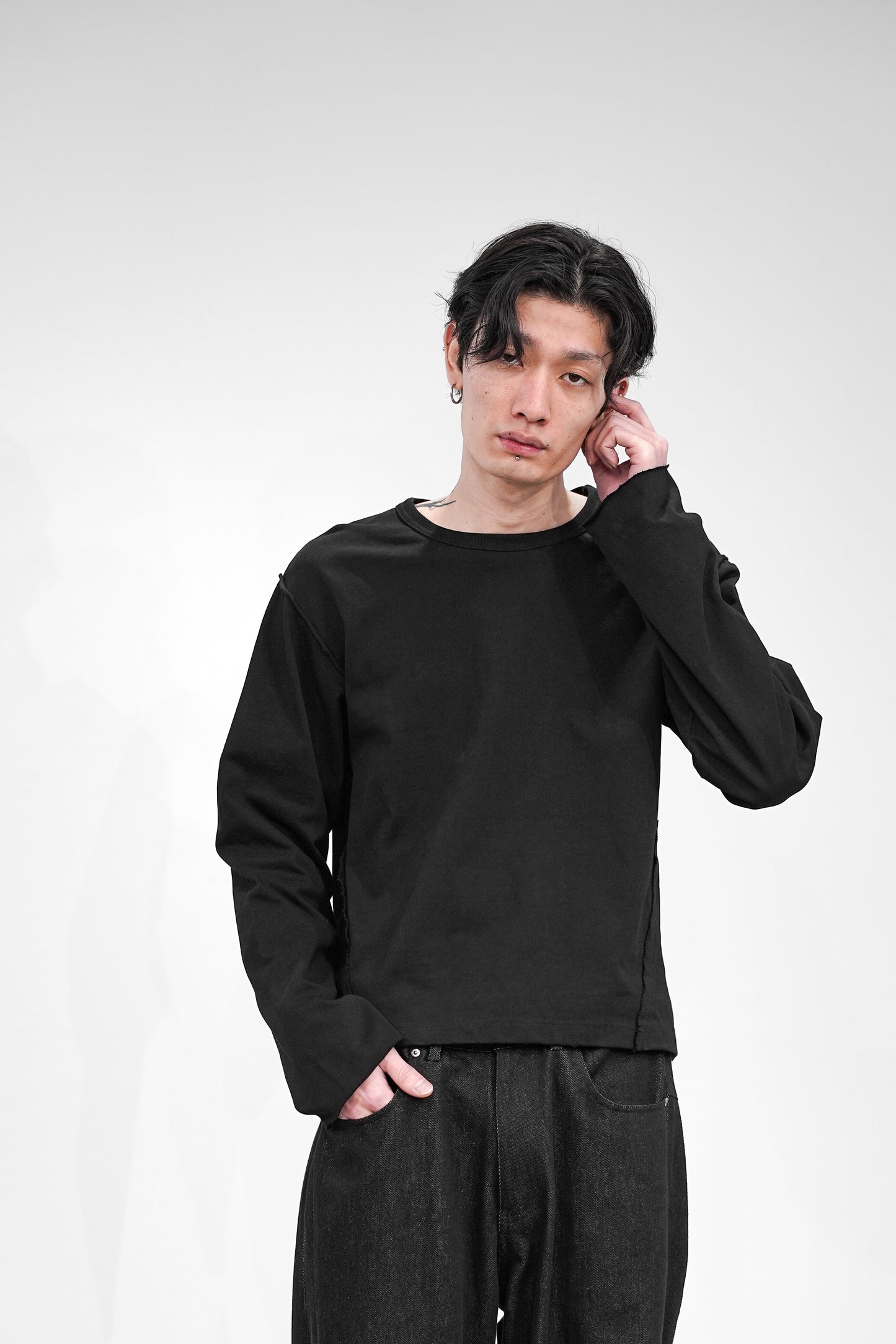 CROPPED COTTON GROWTH L/S TEE