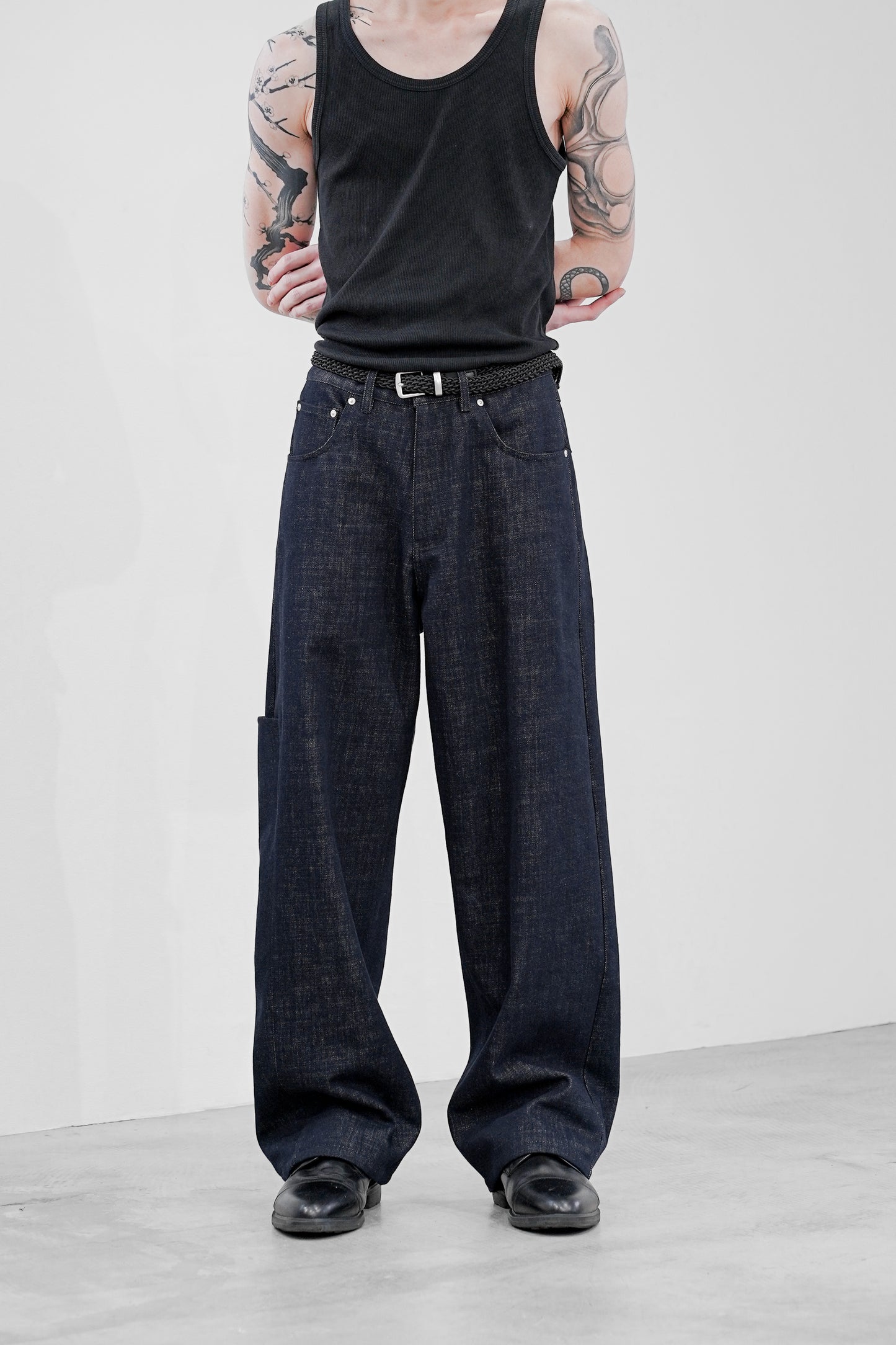 【4/1 - release】DRIFT CUT RE-RAW DENIM PANTS