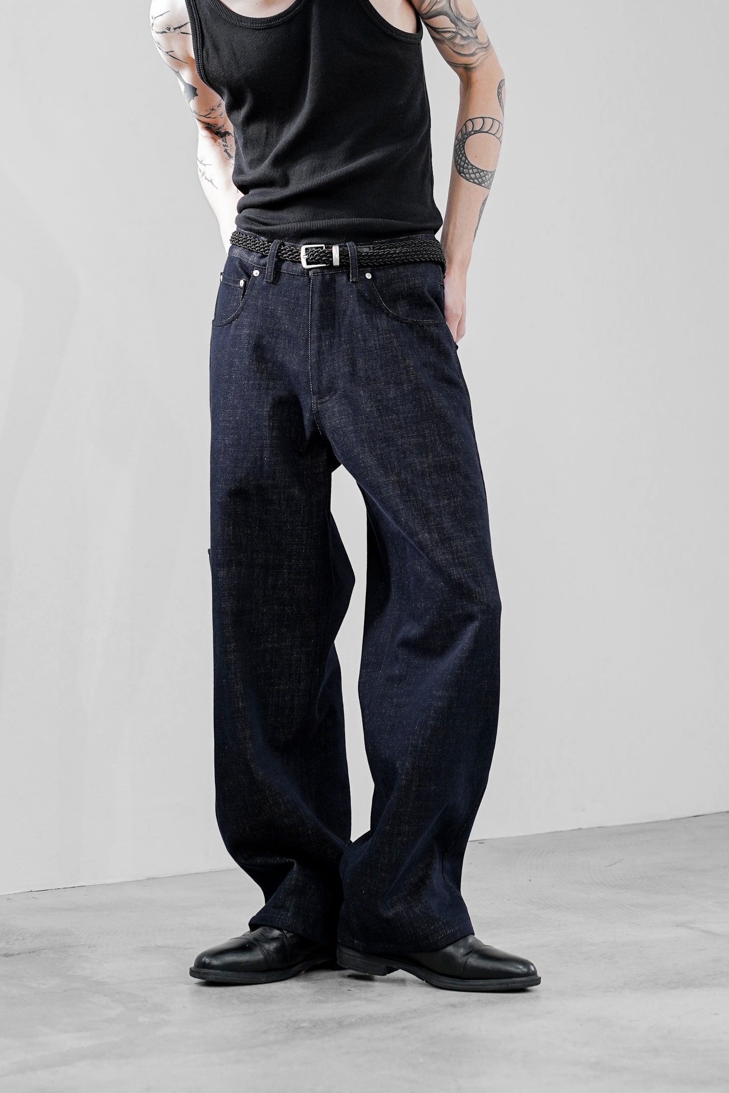 【4/1 - release】DRIFT CUT RE-RAW DENIM PANTS