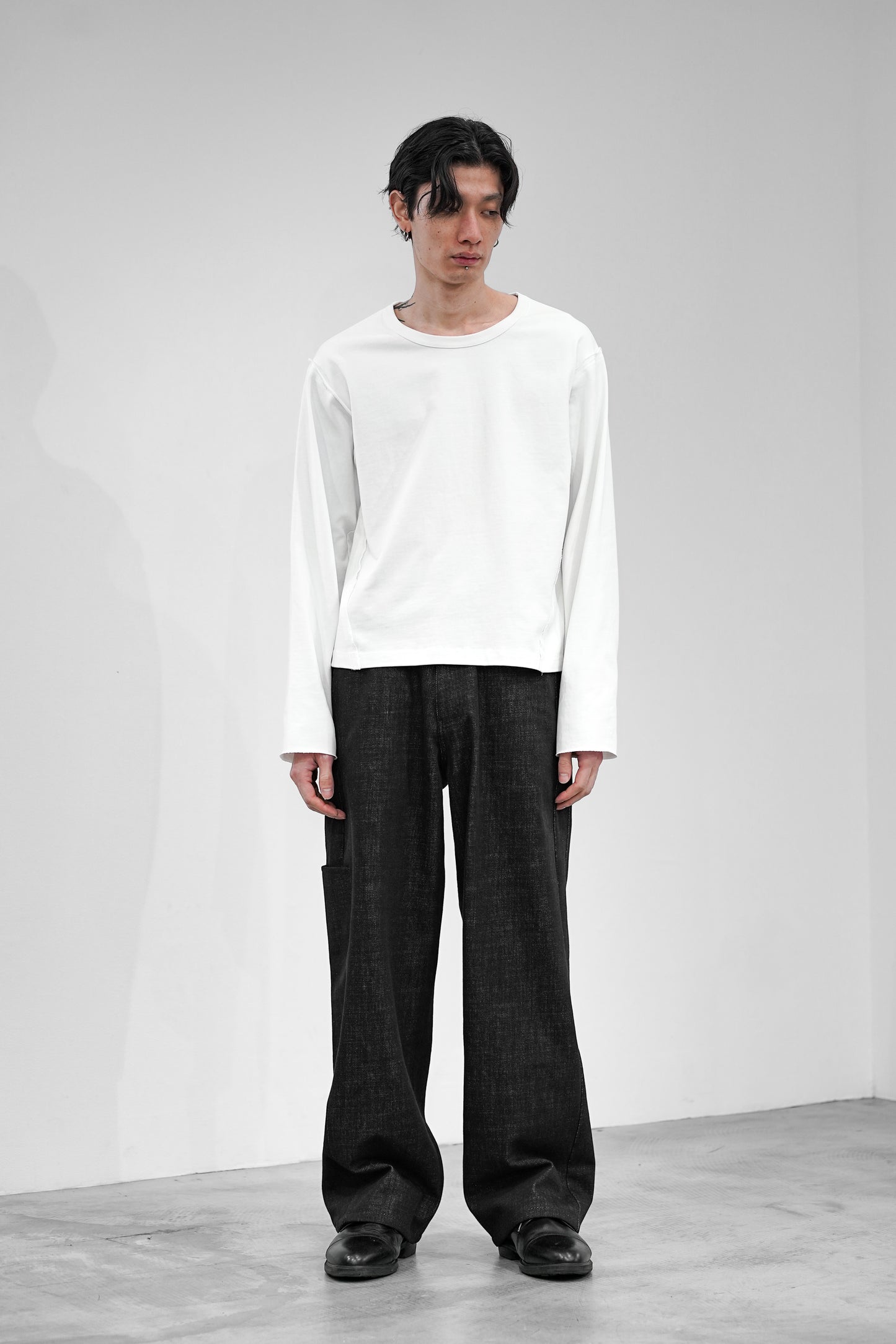 CROPPED COTTON GROWTH L/S TEE