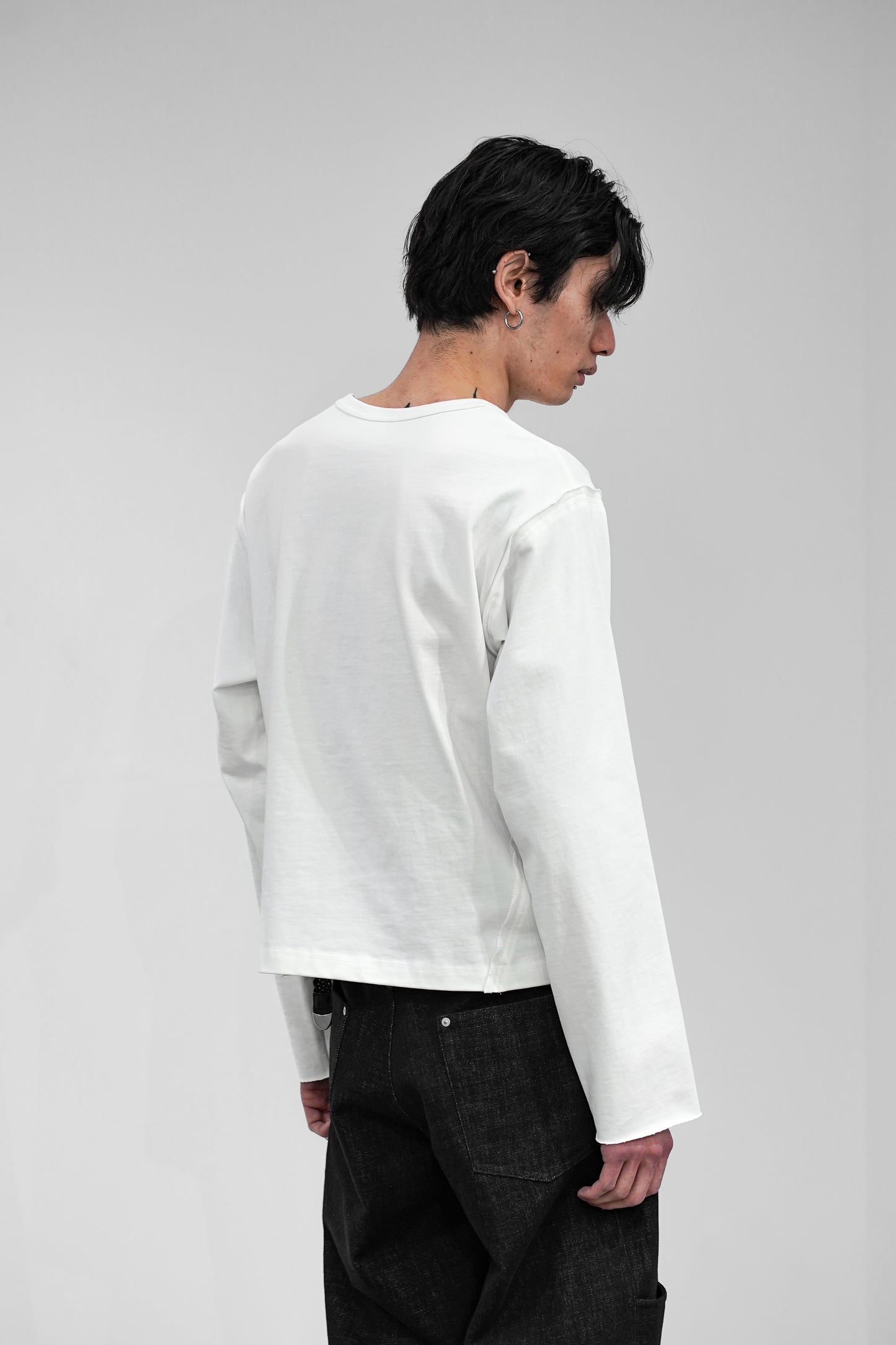 CROPPED COTTON GROWTH L/S TEE