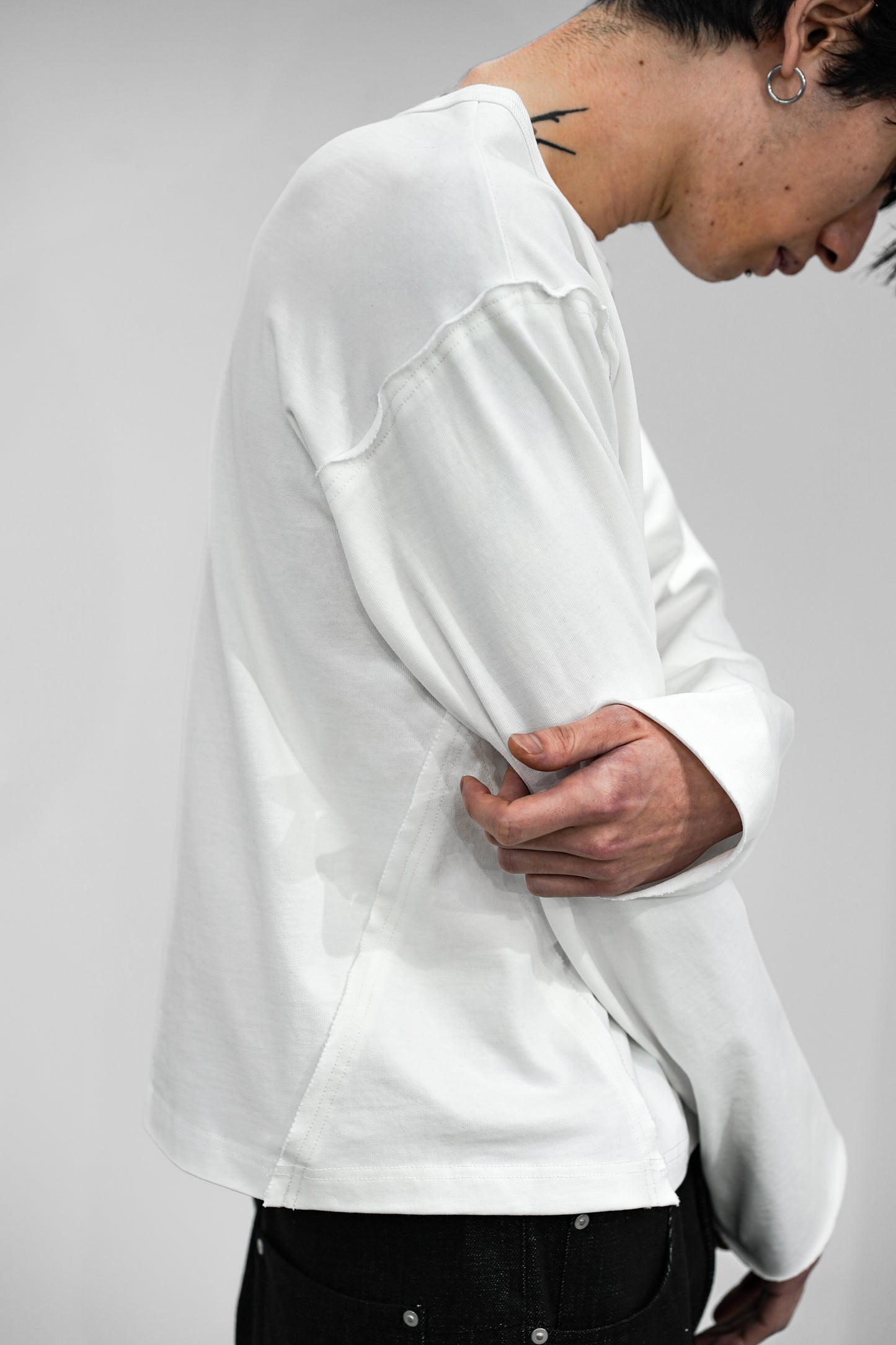 CROPPED COTTON GROWTH L/S TEE