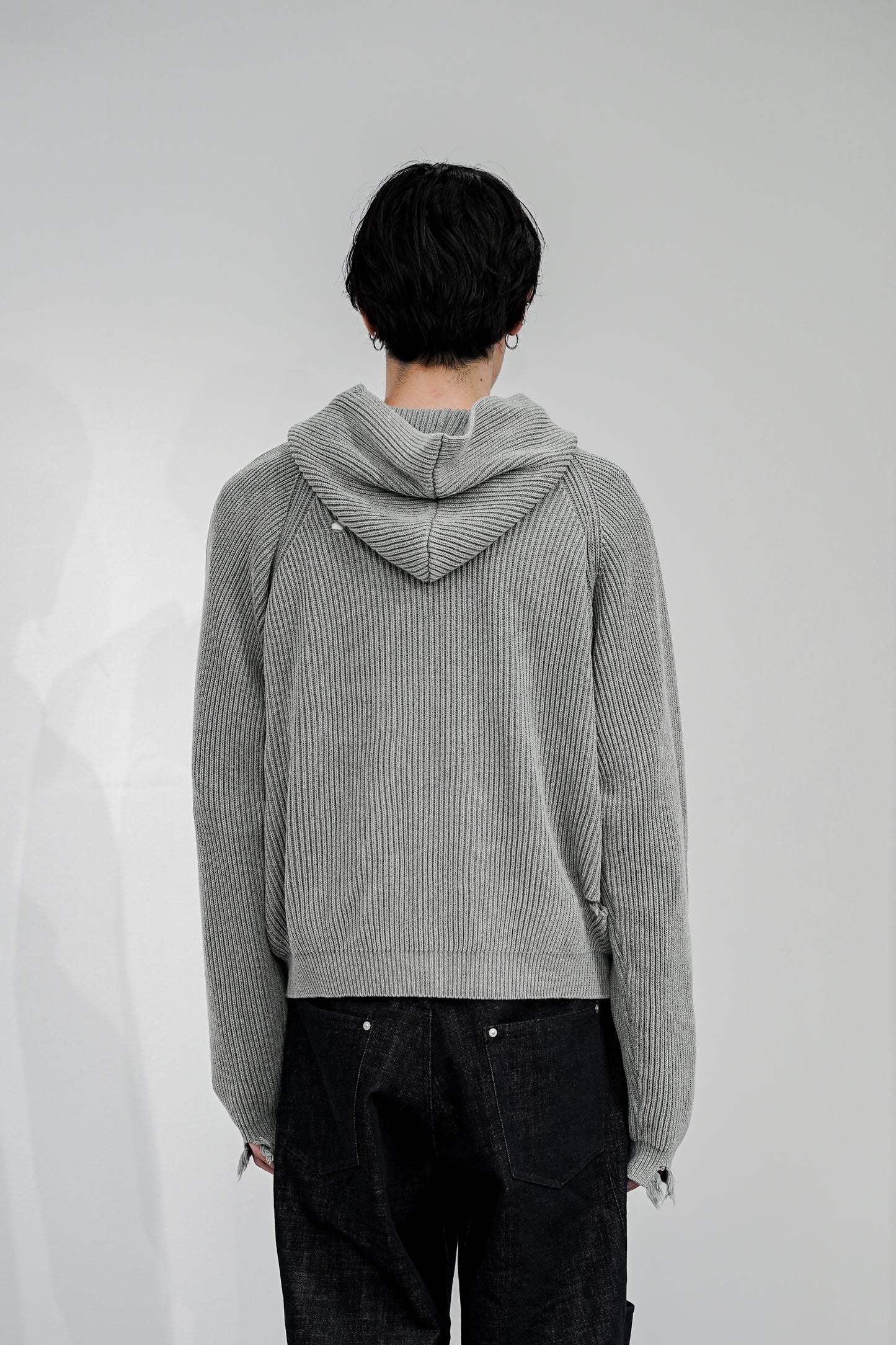 MUTED AGE KNIT ZIP HOODIE [Only a few left]