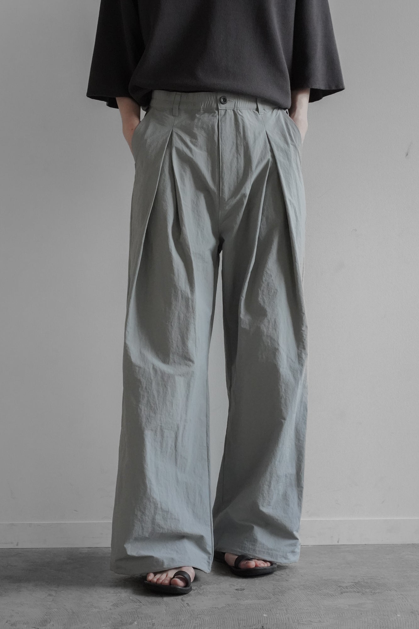 NYLON UTILITY WIDE TROUSERS