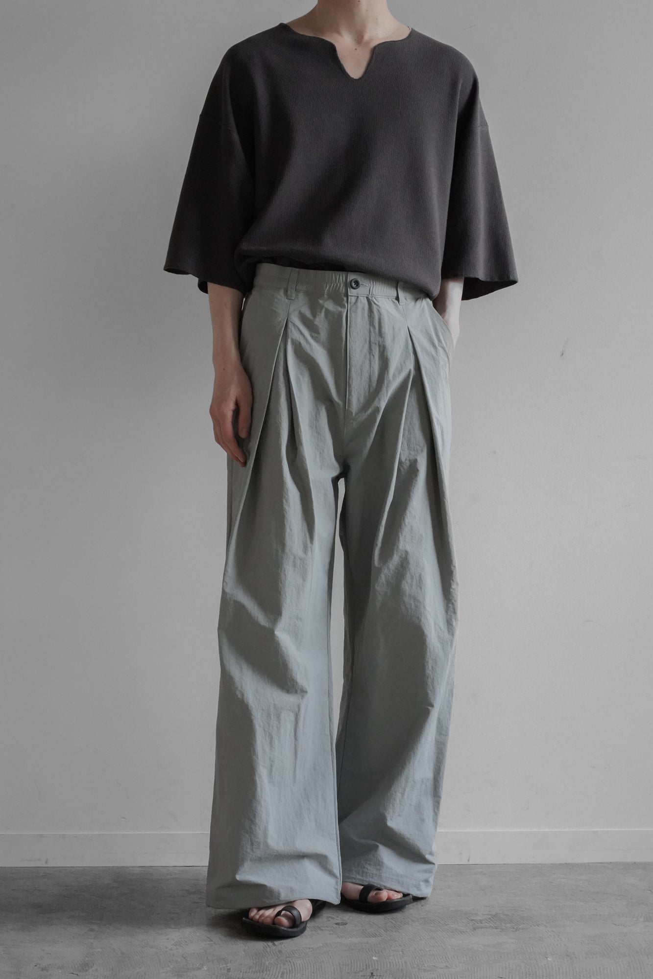 NYLON UTILITY WIDE TROUSERS