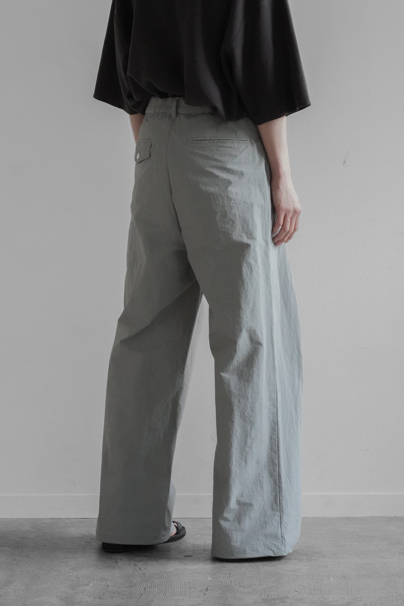 NYLON UTILITY WIDE TROUSERS