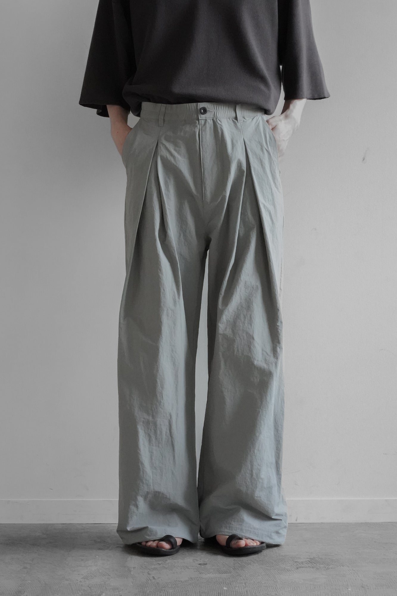 NYLON UTILITY WIDE TROUSERS