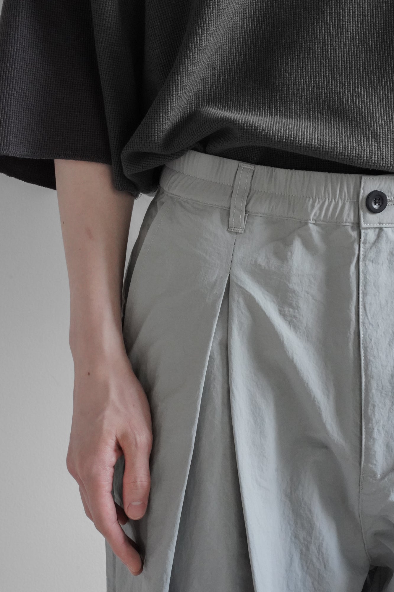 NYLON UTILITY WIDE TROUSERS