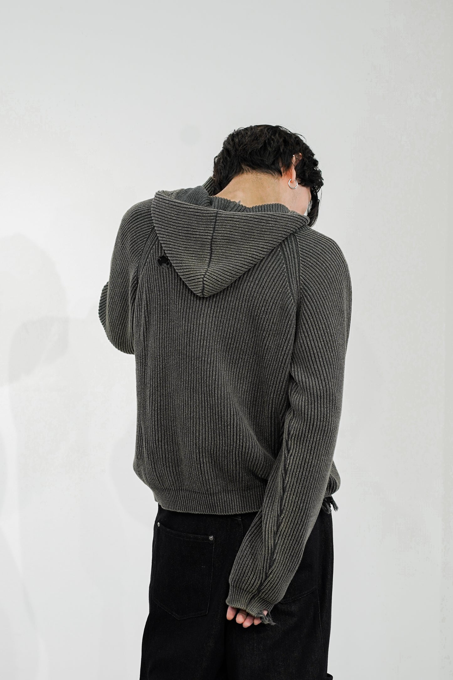 MUTED AGE KNIT ZIP HOODIE [Only a few left]