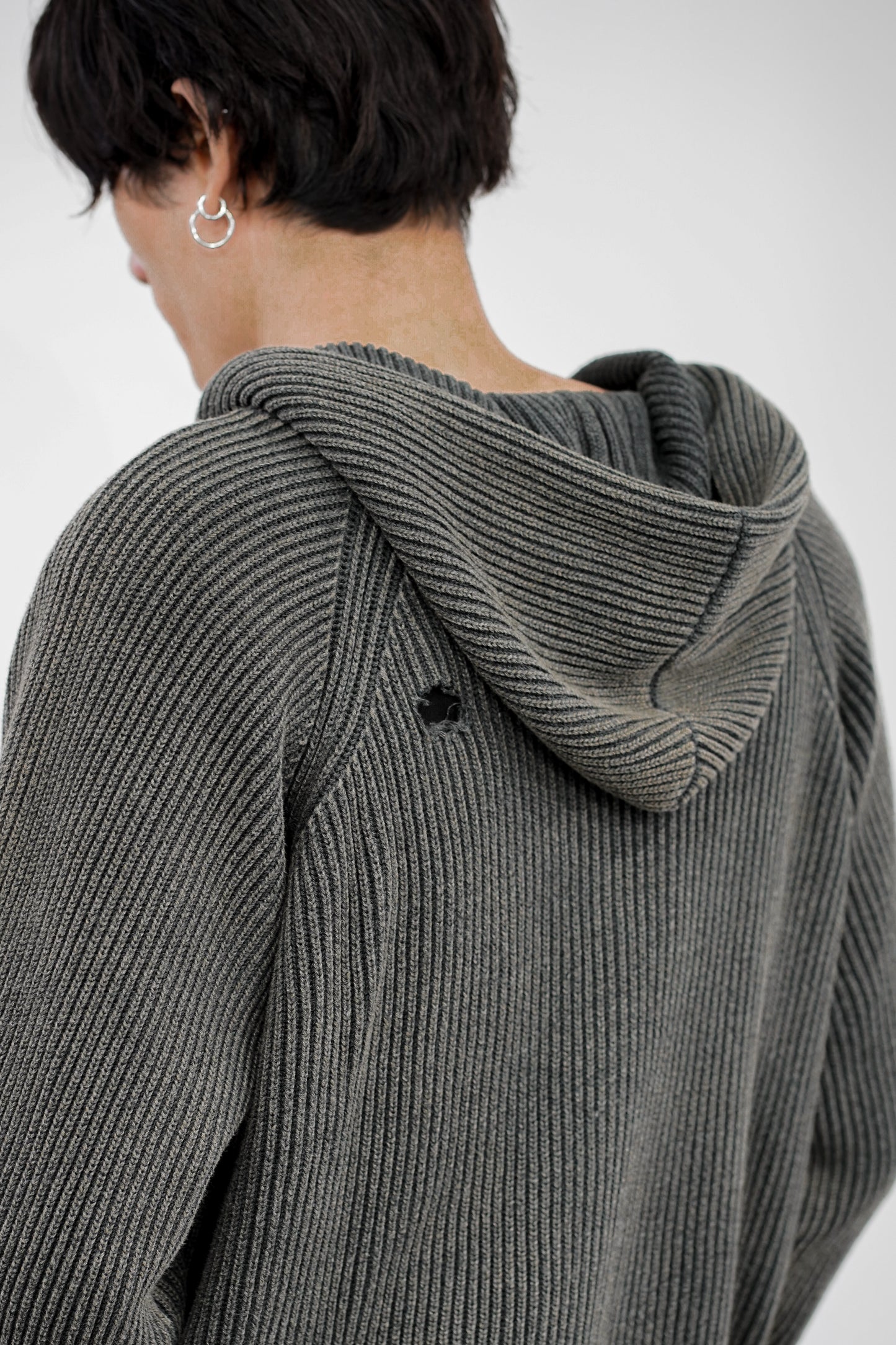 MUTED AGE KNIT ZIP HOODIE [Only a few left]