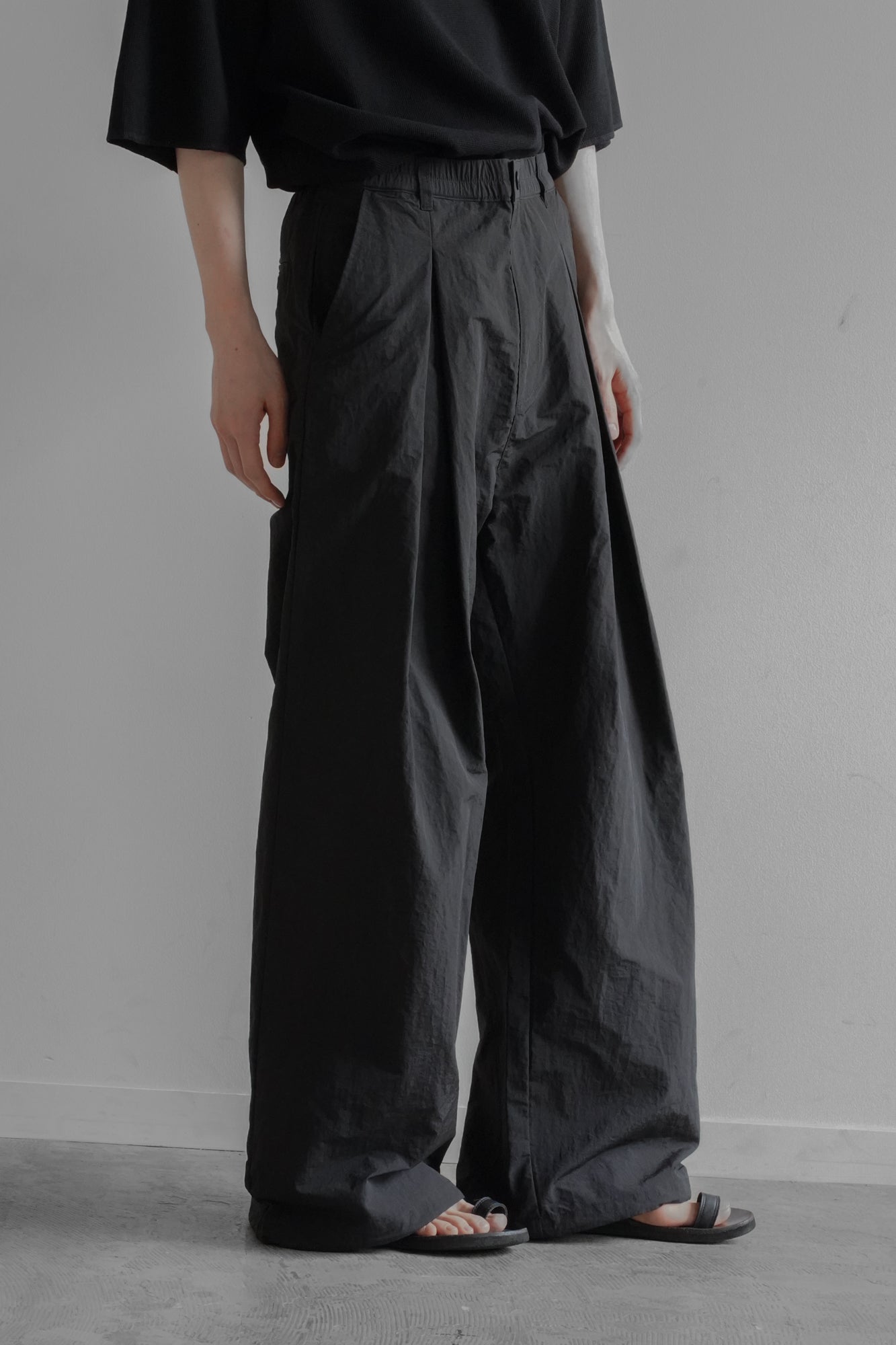 NYLON UTILITY WIDE TROUSERS