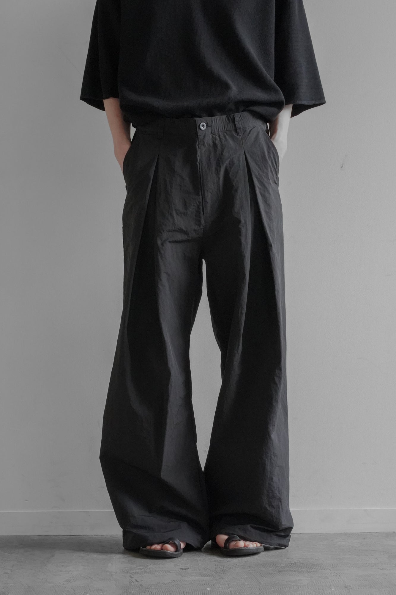 NYLON UTILITY WIDE TROUSERS