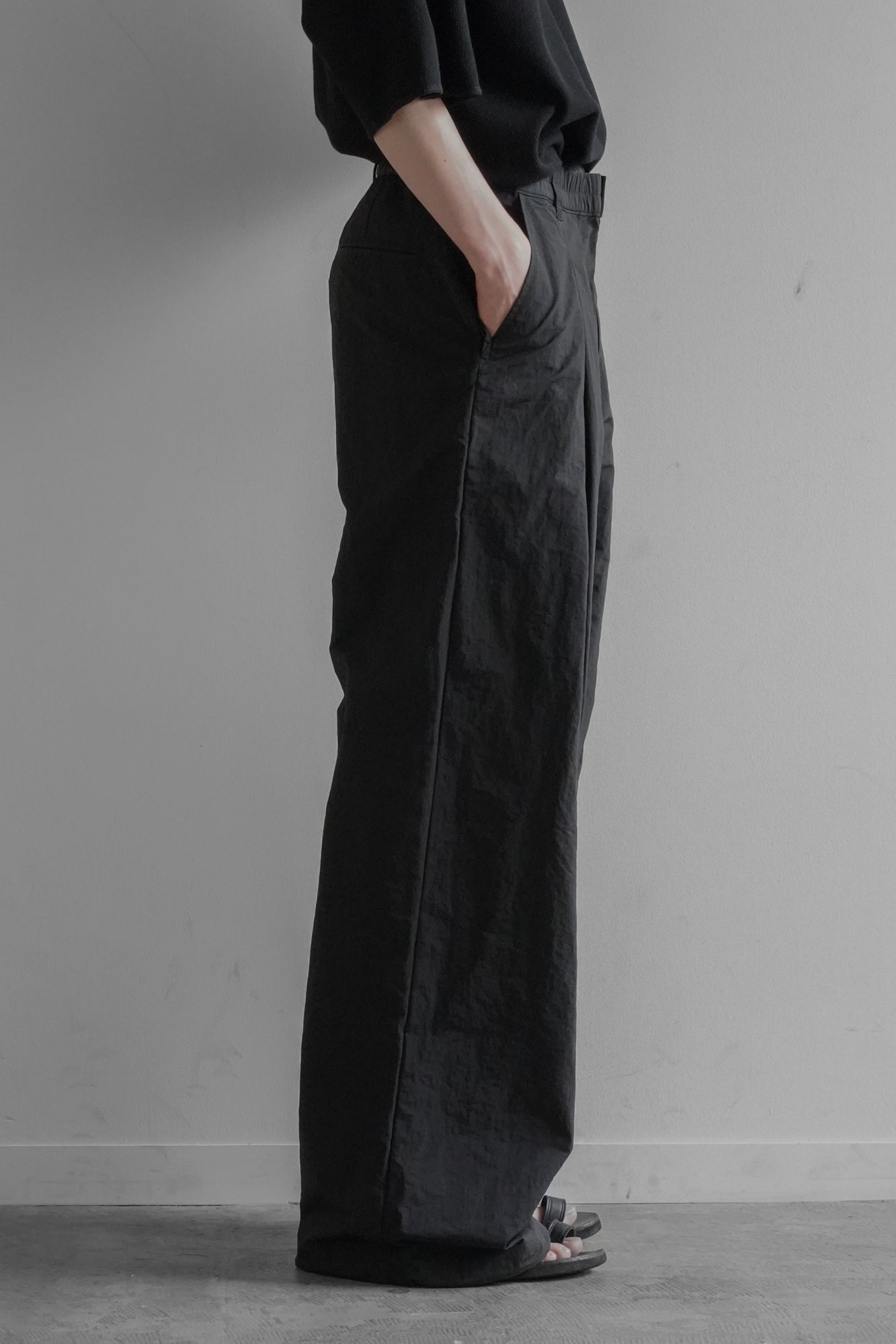 NYLON UTILITY WIDE TROUSERS