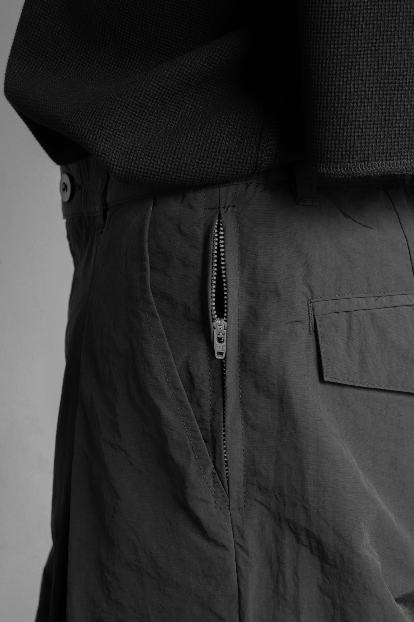 NYLON UTILITY WIDE TROUSERS