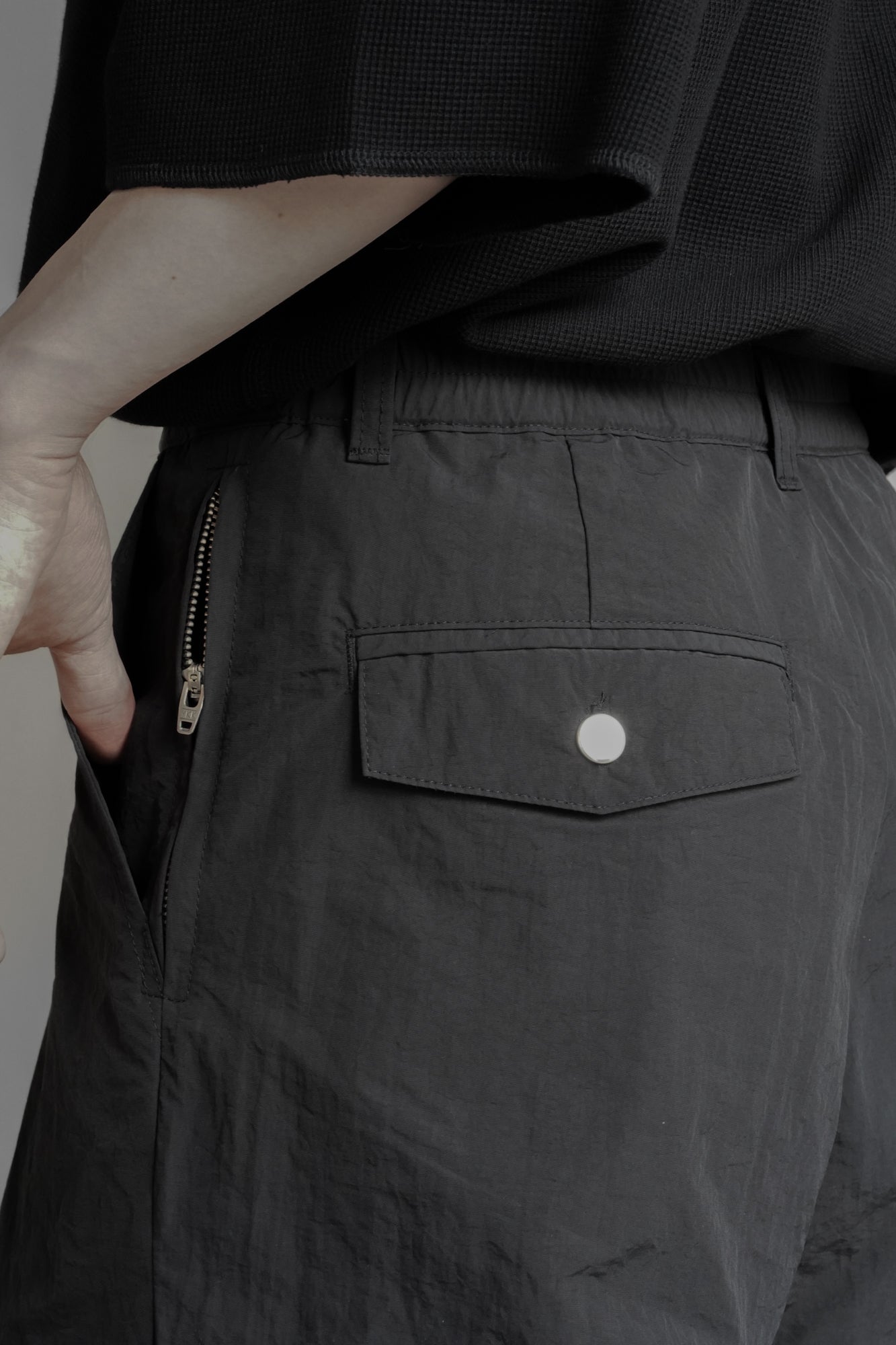 NYLON UTILITY WIDE TROUSERS