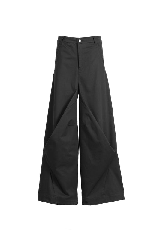 CONTOURED TWILL WIDE PANTS【8月下旬発送】