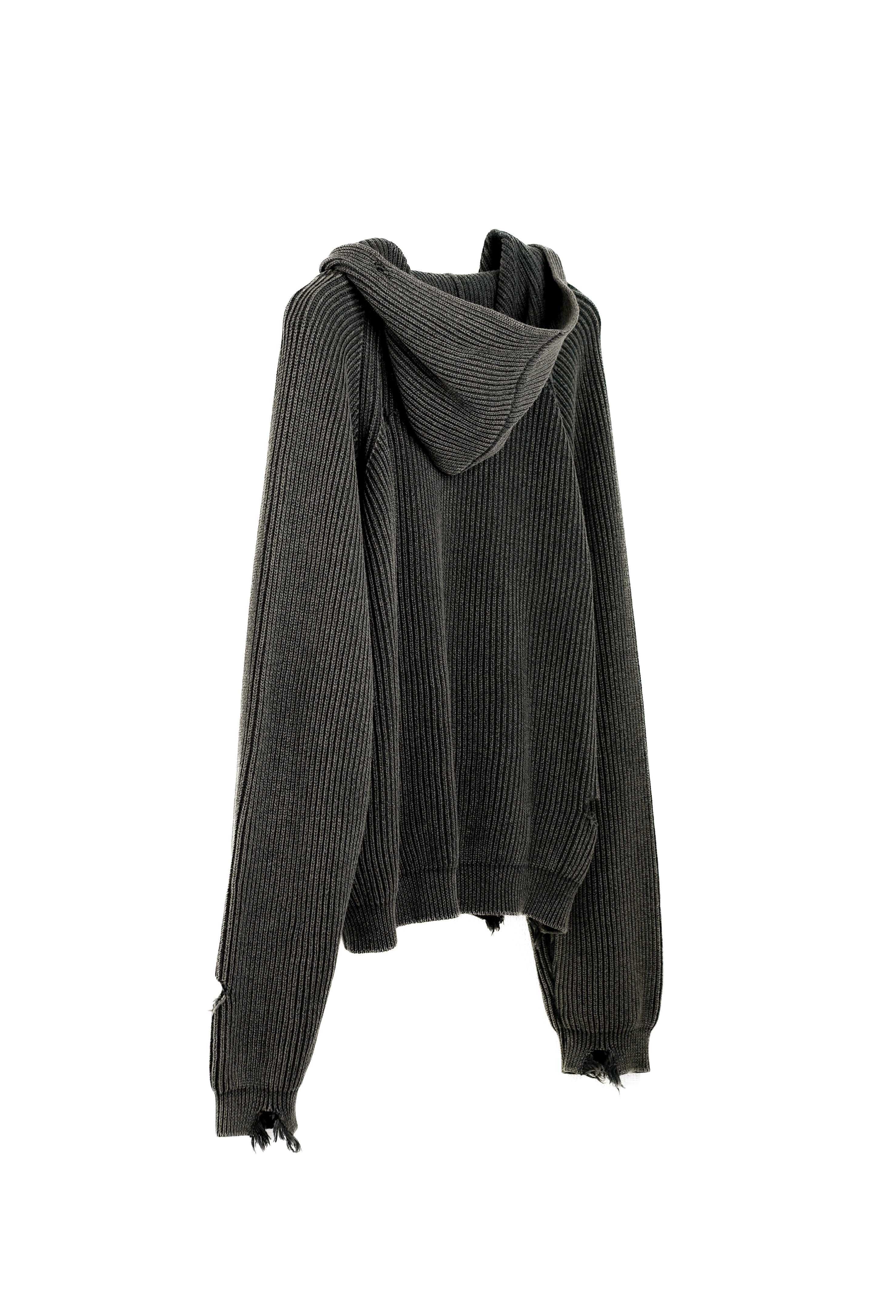 トップス OE-SELMENT MUTED AGE KNIT ZIP HOODIE MUTED AGE KNIT ZIP HOODIE – OE-SELMENT