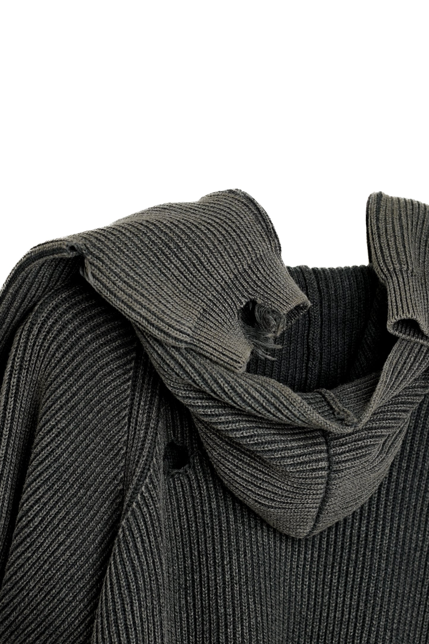 MUTED AGE KNIT ZIP HOODIE [Only a few left]