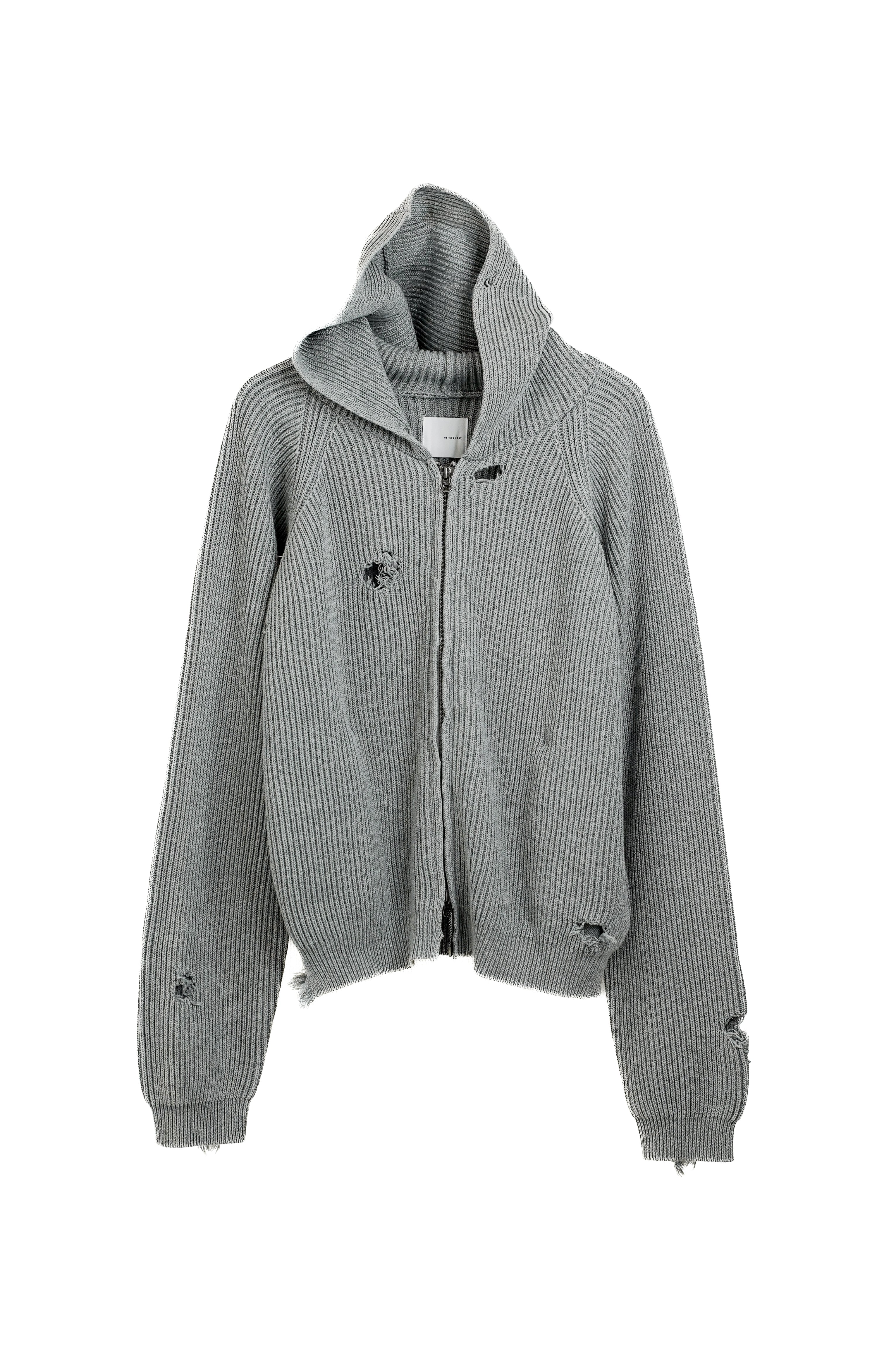 MUTED AGE KNIT ZIP HOODIE – OE-SELMENT