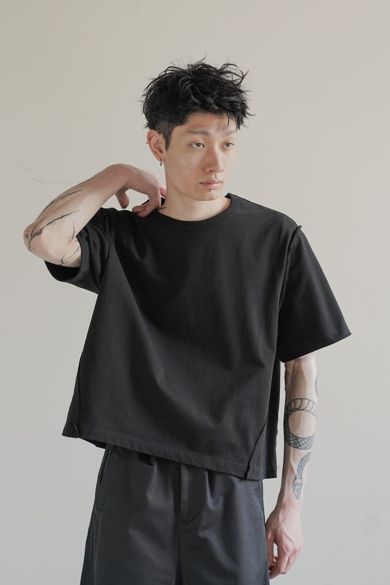 【2枚SET】CROPPED COTTON GROWTH TEE『組み合わせ自由』