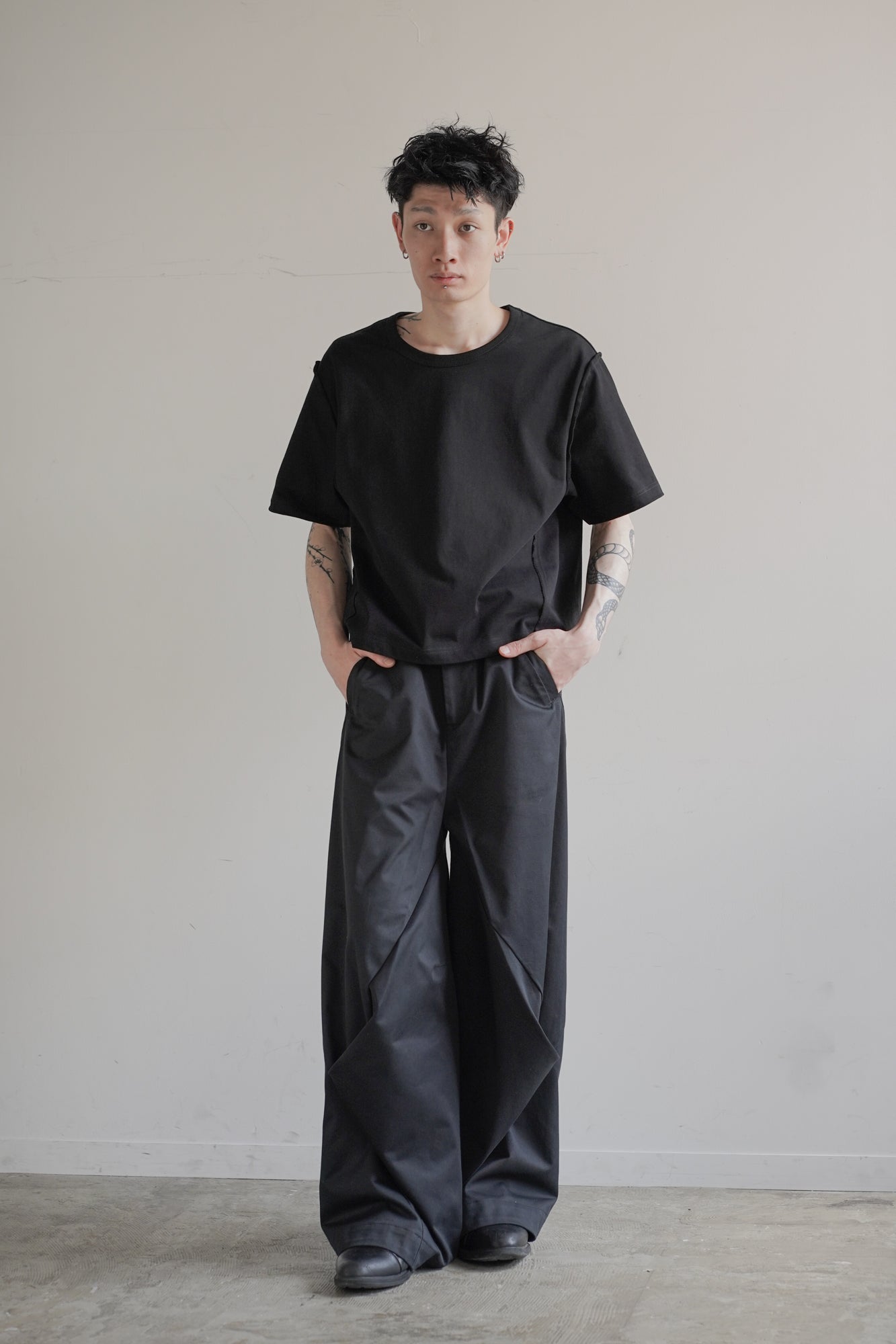 【2枚SET】CROPPED COTTON GROWTH TEE『組み合わせ自由』