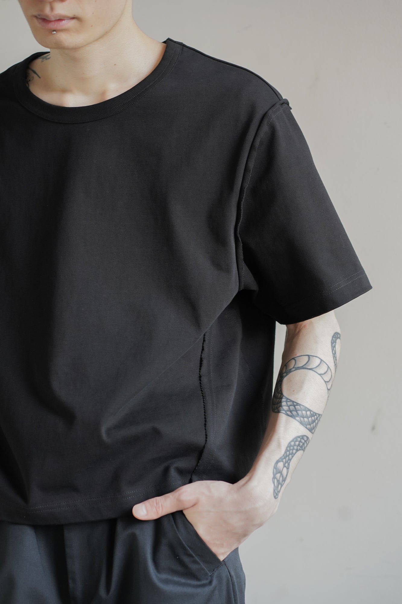【2枚SET】CROPPED COTTON GROWTH TEE『組み合わせ自由』