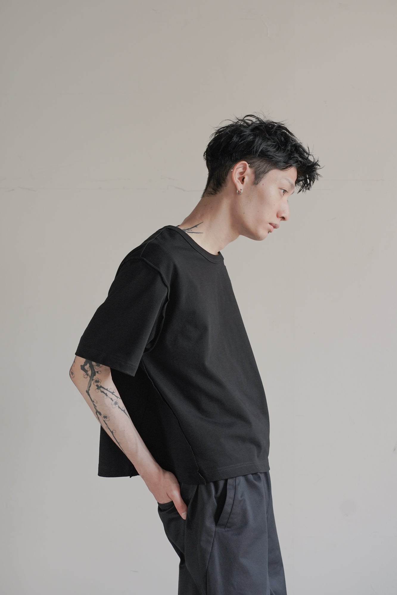 【2枚SET】CROPPED COTTON GROWTH TEE『組み合わせ自由』