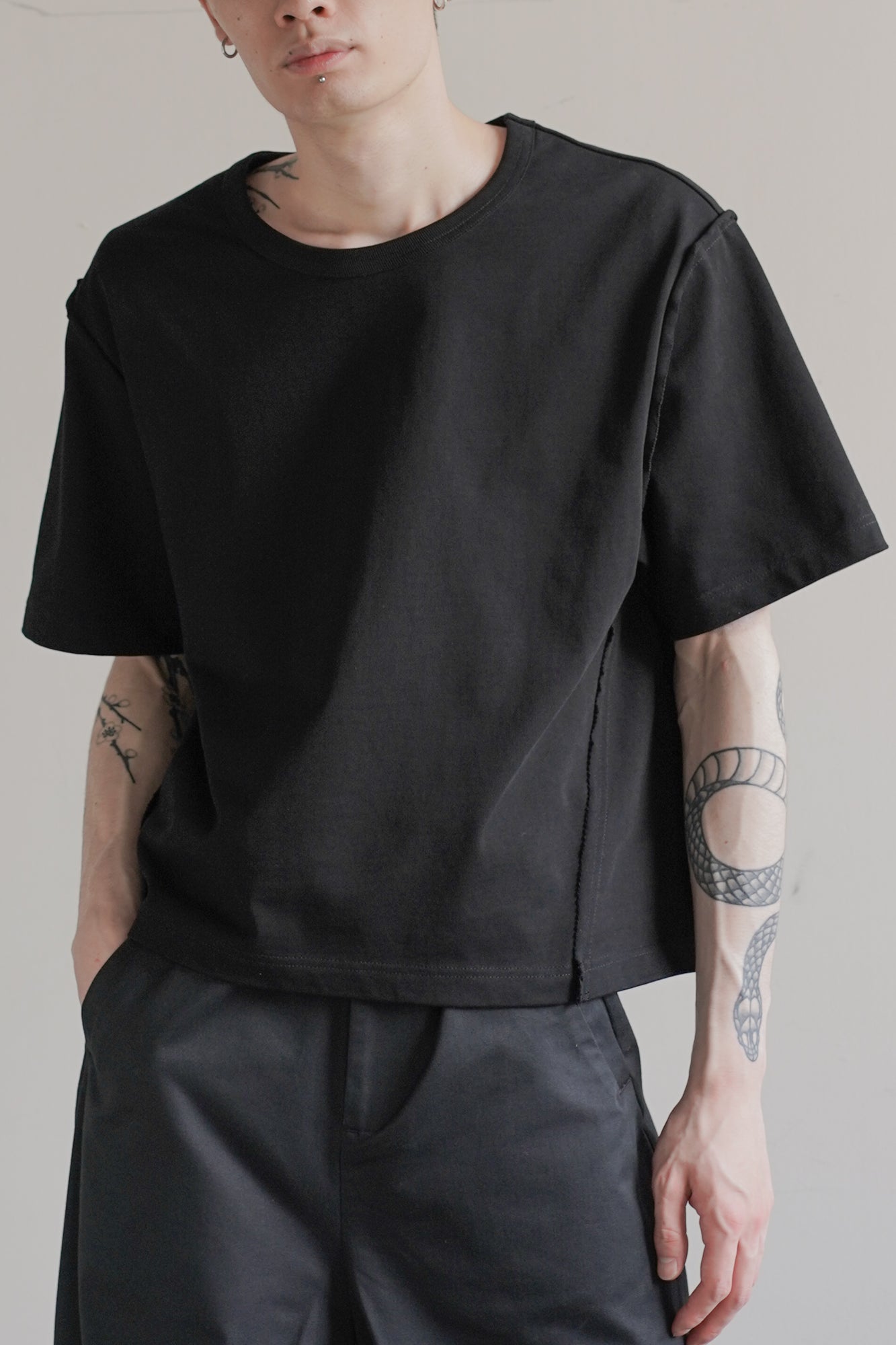 【RESTOCK】CROPPED COTTON GROWTH TEE『7月下旬-8月上旬発送』