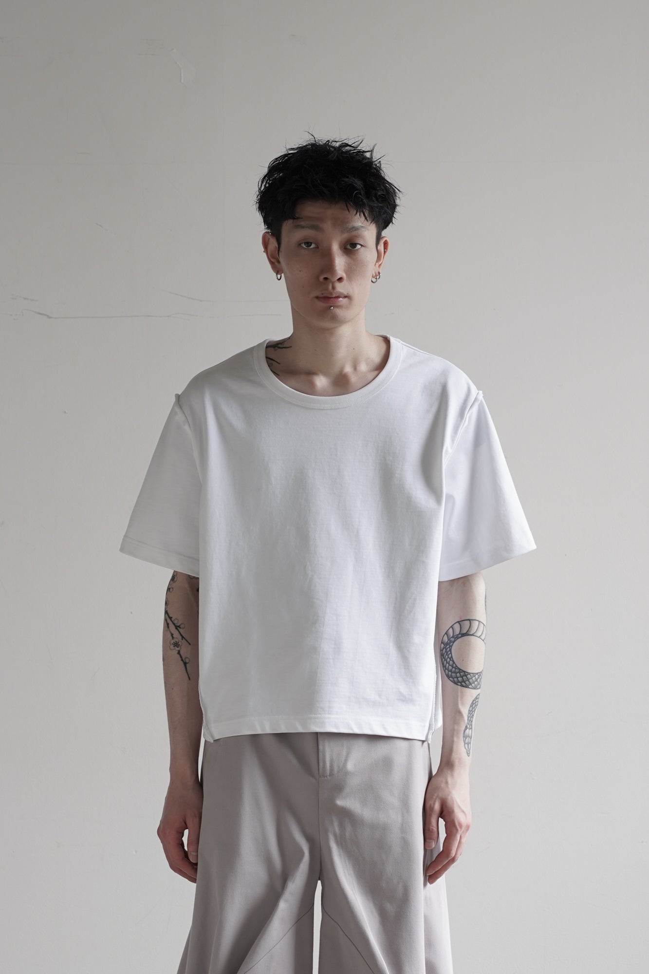 【RESTOCK】CROPPED COTTON GROWTH TEE『7月下旬-8月上旬発送』