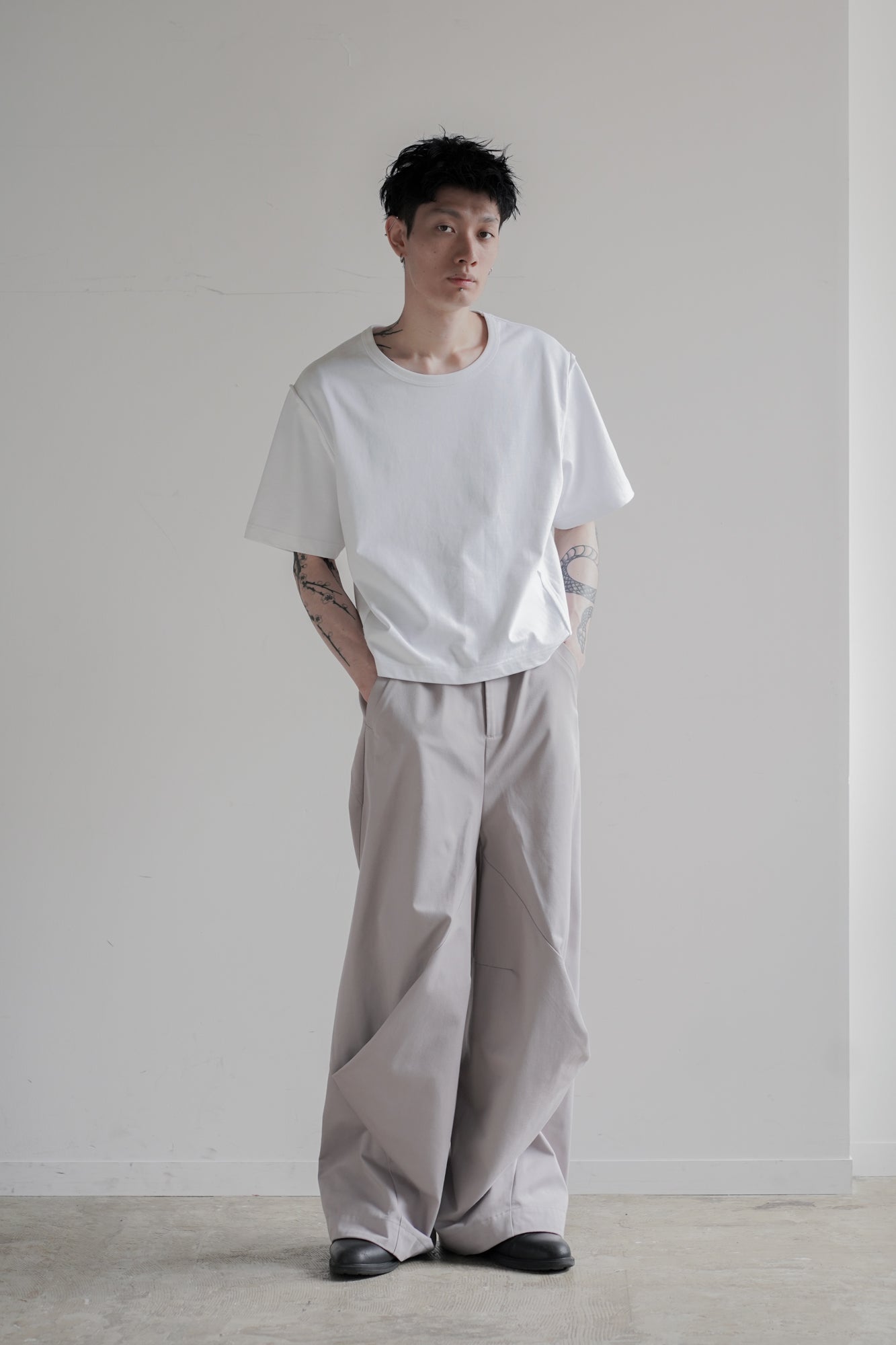【2枚SET】CROPPED COTTON GROWTH TEE『組み合わせ自由』