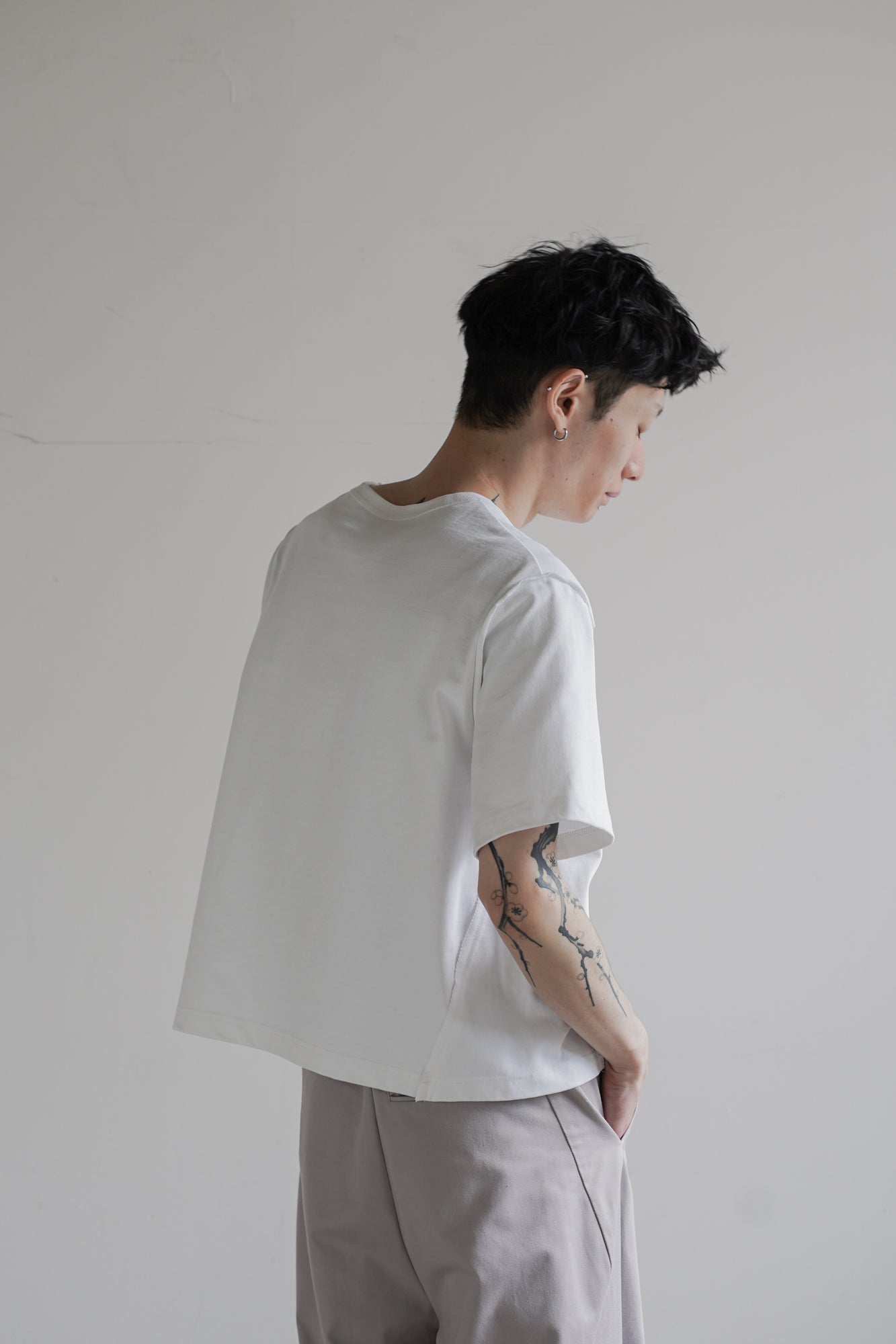 【2枚SET】CROPPED COTTON GROWTH TEE『組み合わせ自由』