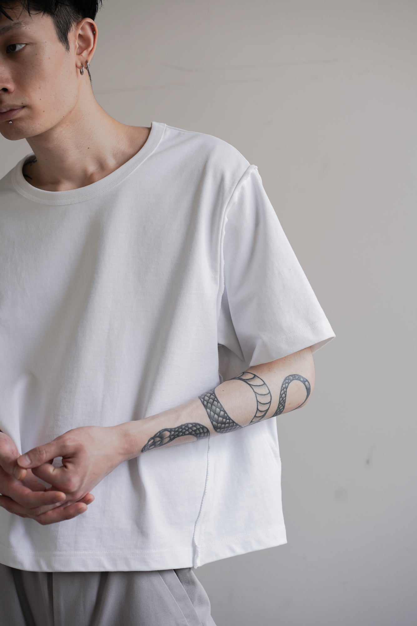 【2枚SET】CROPPED COTTON GROWTH TEE『組み合わせ自由』