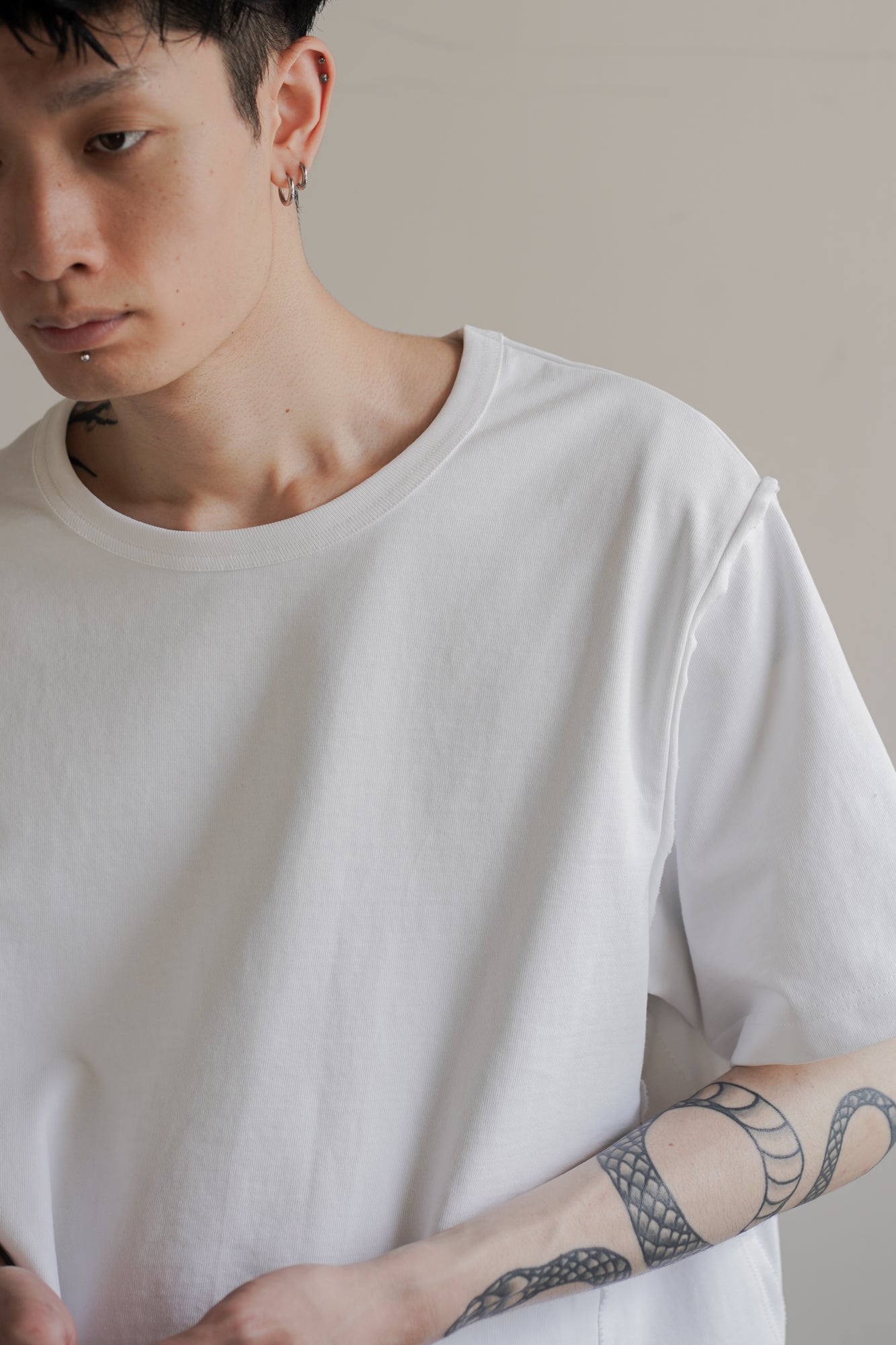 【2枚SET】CROPPED COTTON GROWTH TEE『組み合わせ自由』