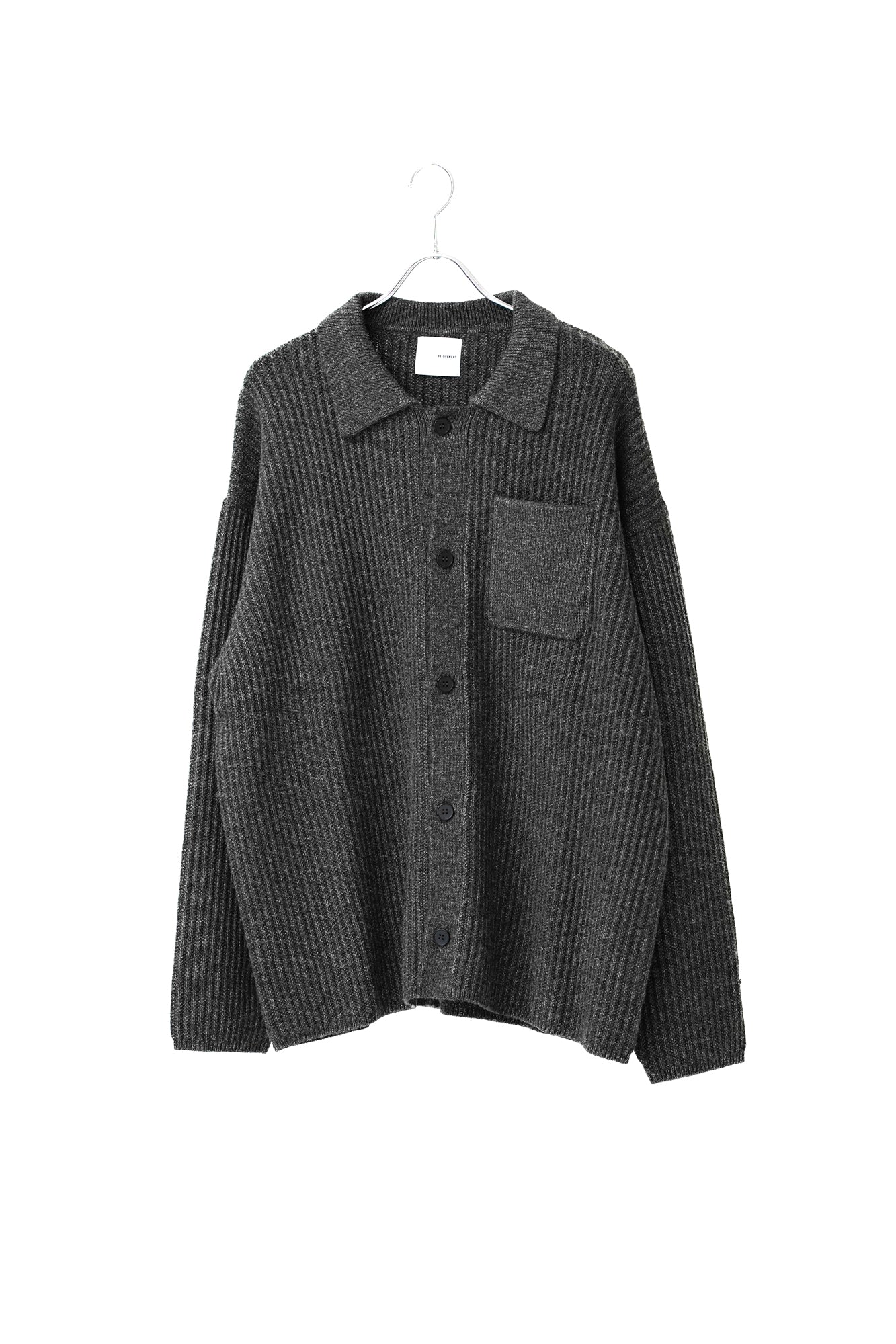 M-G OVER MELANGE KNIT SHIRT