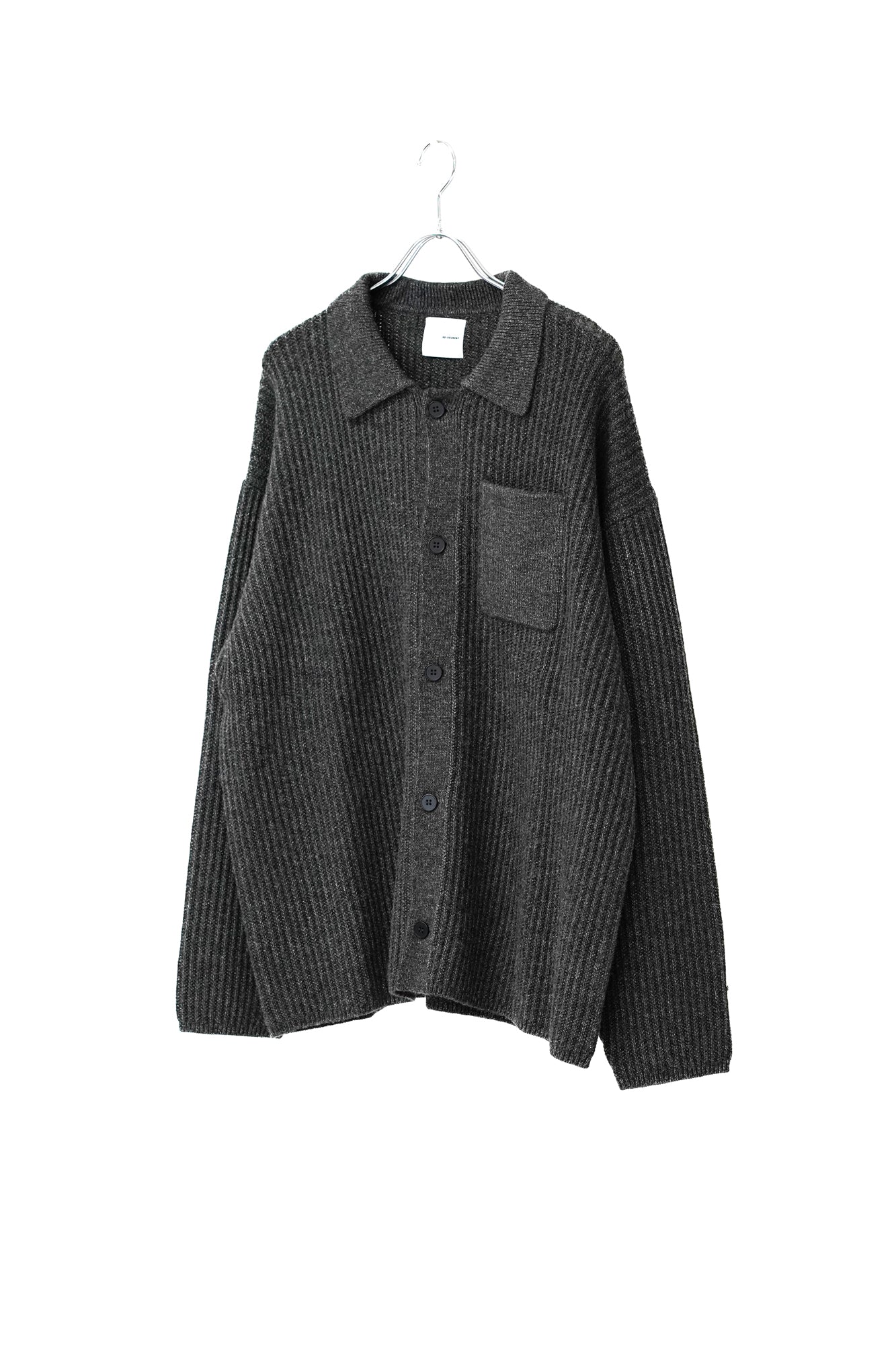 M-G OVER MELANGE KNIT SHIRT