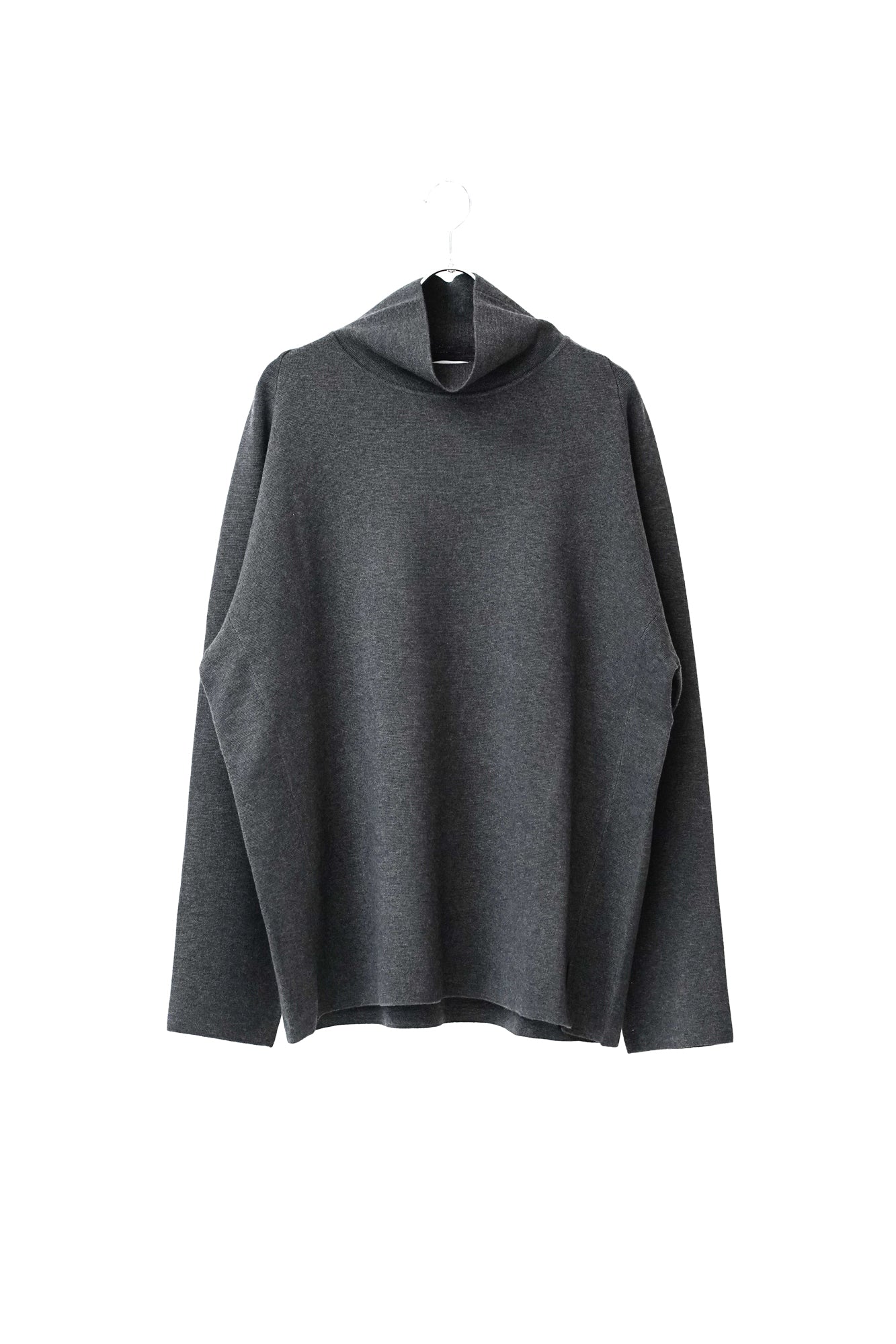 LOOSE FULLED HIGH NECK KNIT