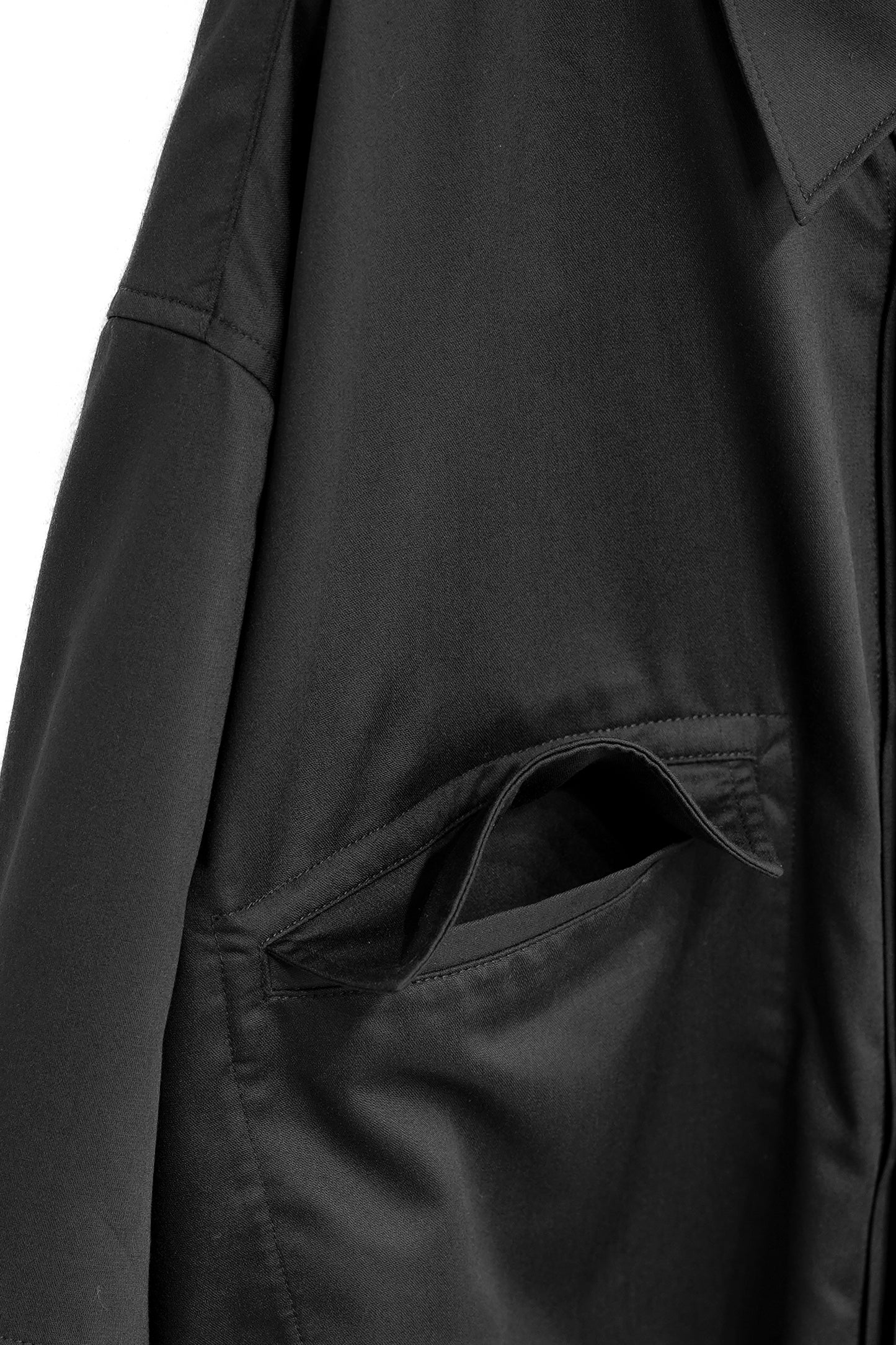 SILK SLEEVE LAYERED SHIRT "Orders Closed"