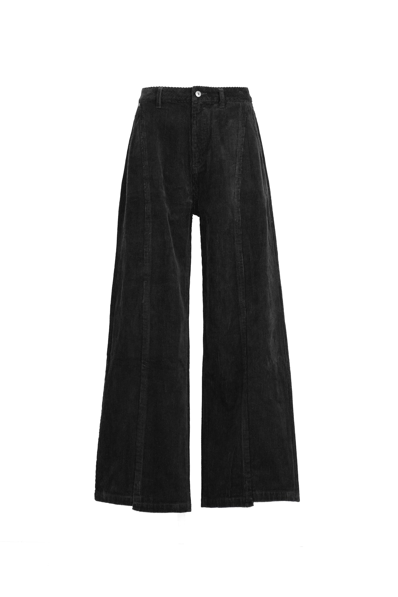 SIDE SHIFT CORDUROY WIDE PANTS