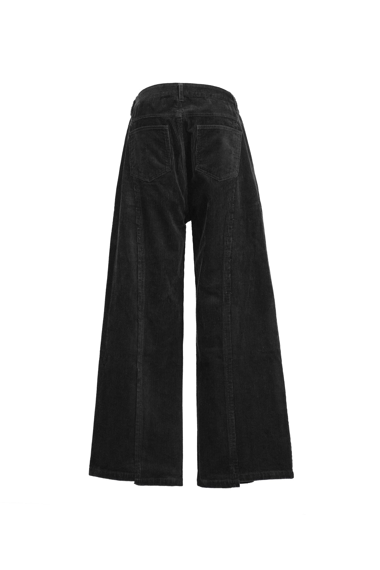 SIDE SHIFT CORDUROY WIDE PANTS