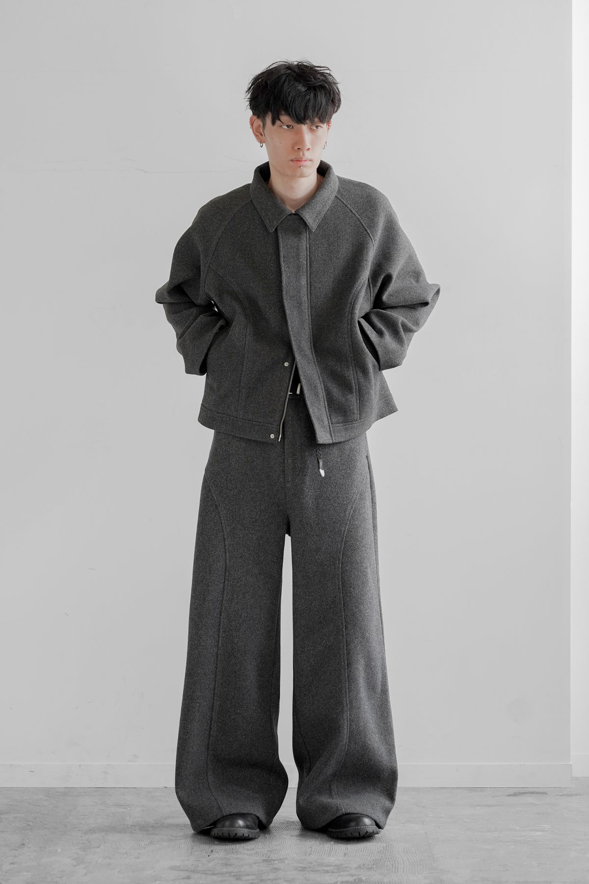 TECH MELTON FULLED SHORT BLOUSON【10月上旬発送】