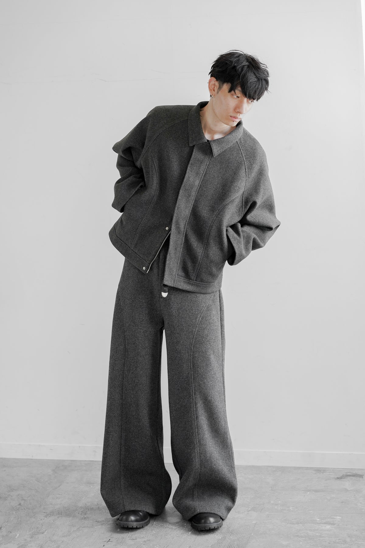 TECH MELTON FULLED SHORT BLOUSON【10月上旬発送】
