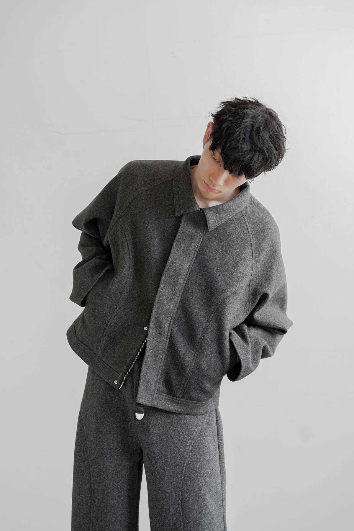 TECH MELTON FULLED SHORT BLOUSON【10月上旬発送】