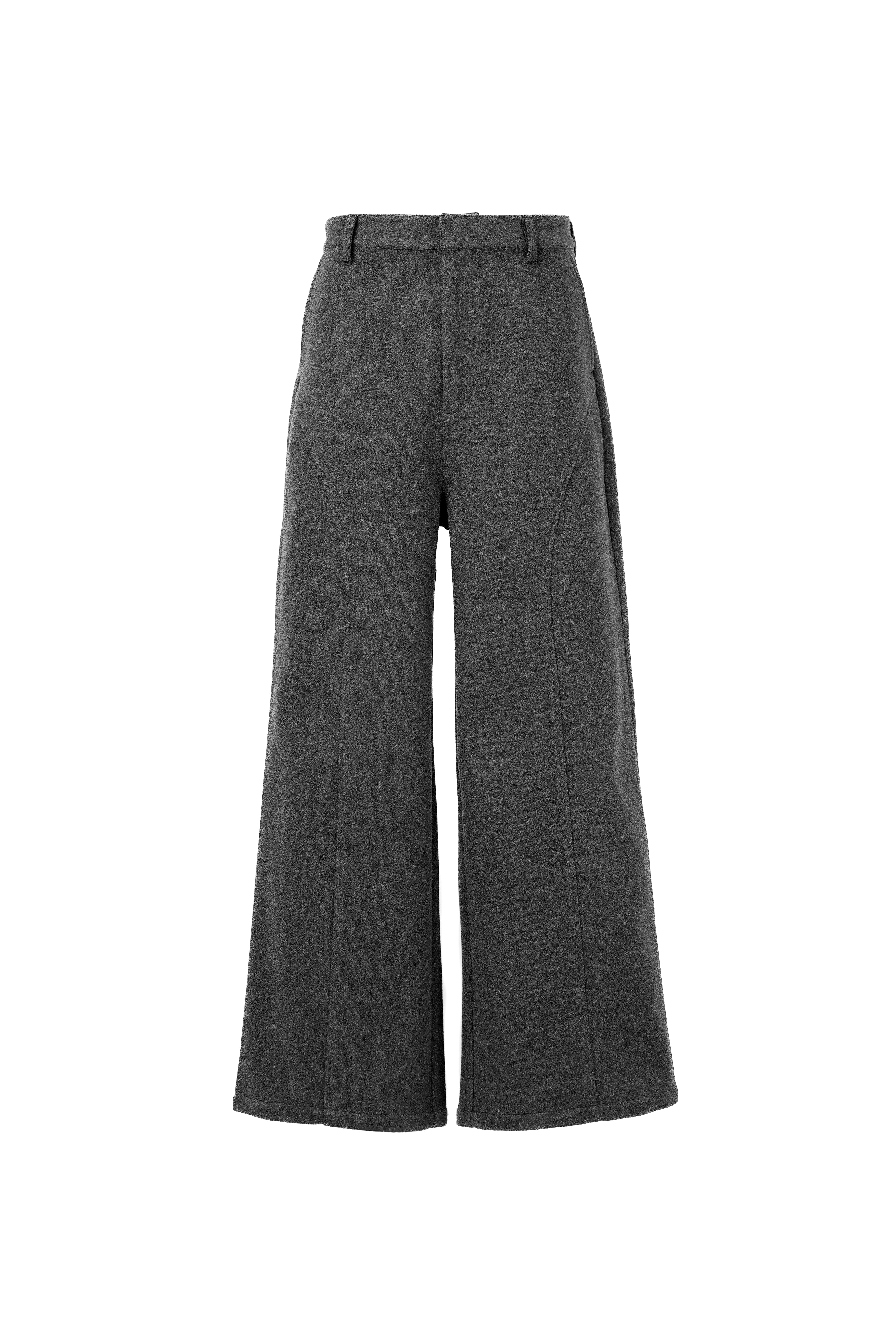 TECH MELTON FULLED STRAIGHT PANTS – OE-SELMENT