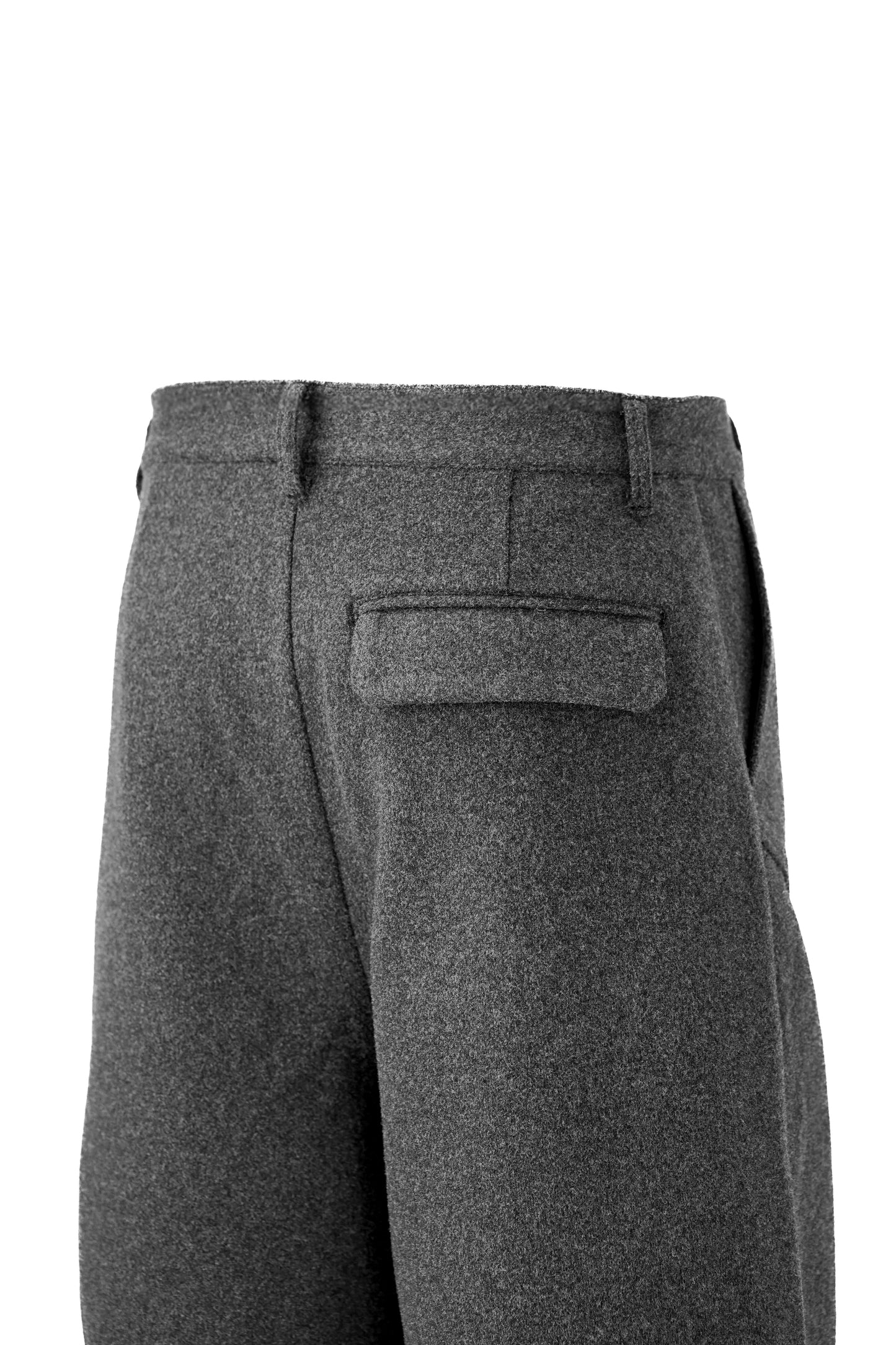 TECH MELTON FULLED STRAIGHT PANTS
