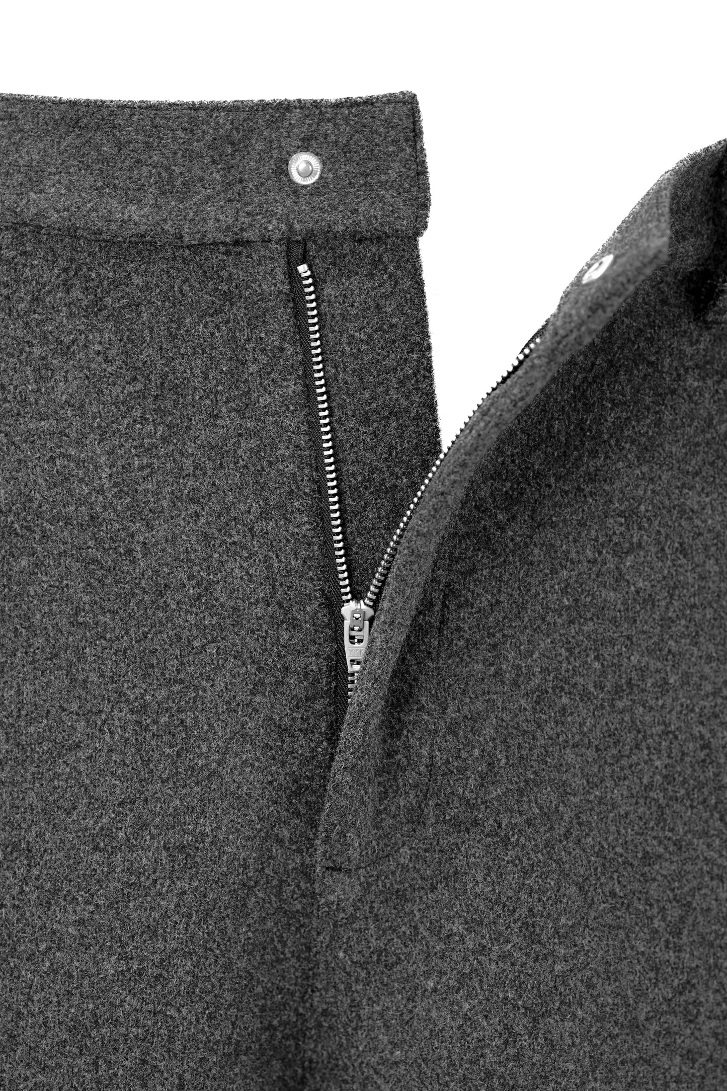 TECH MELTON FULLED STRAIGHT PANTS